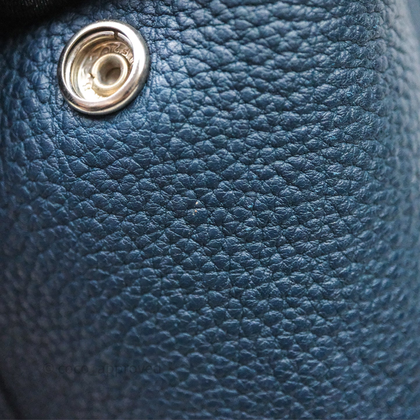 Hermès Garden Party 36 Bleu de Prusse 7P Palladium Hardware