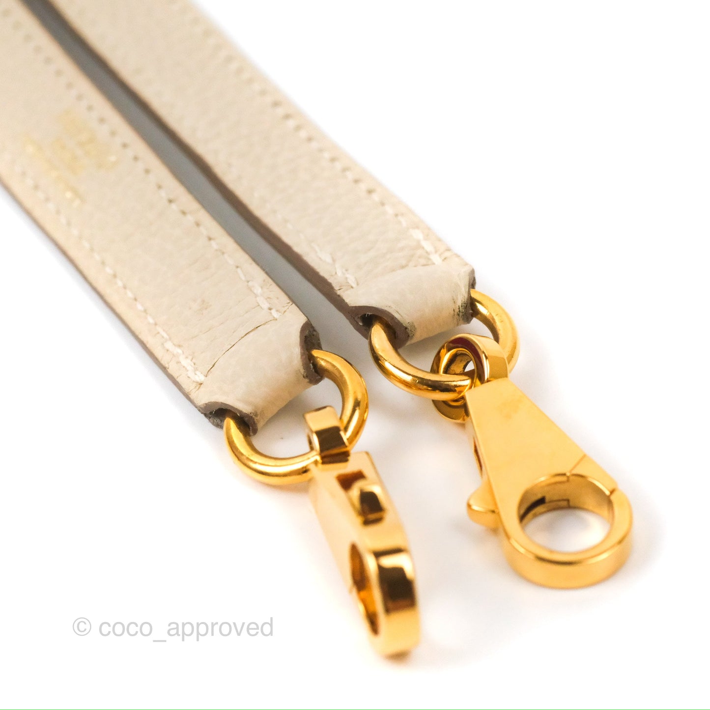 Hermès Kelly Retourne 28 Craie Togo Gold Hardware