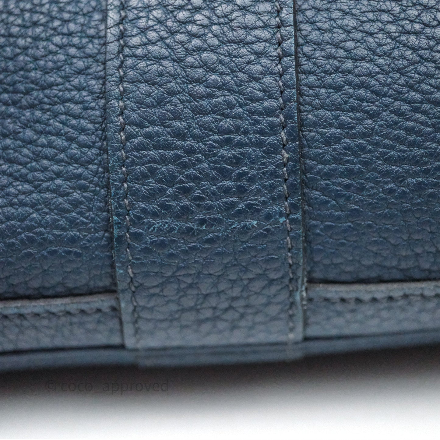 Hermès Garden Party 36 Bleu de Prusse 7P Palladium Hardware