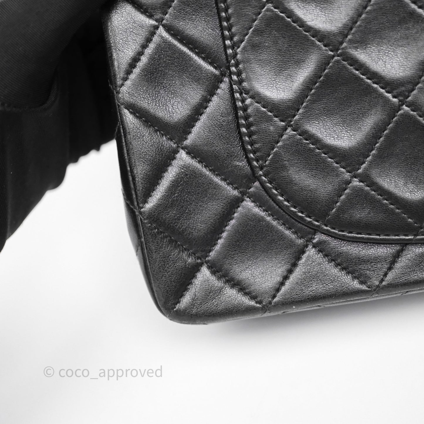 Chanel Classic Vintage Small Flap Black Lambskin 24K Gold Hardware