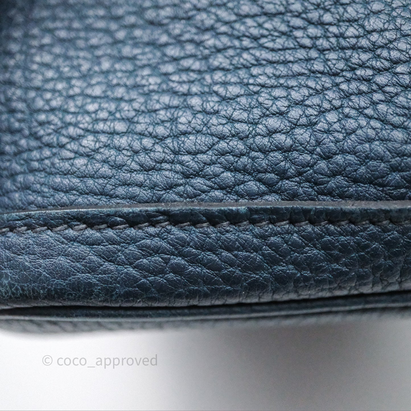 Hermès Garden Party 36 Bleu de Prusse 7P Palladium Hardware