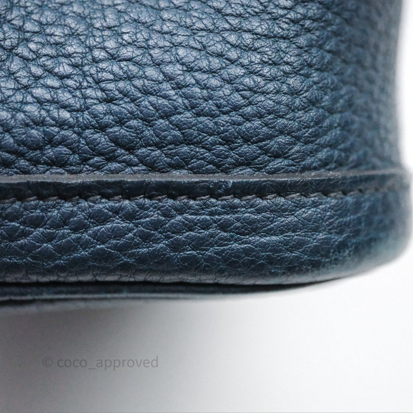 Hermès Garden Party 36 Bleu de Prusse 7P Palladium Hardware