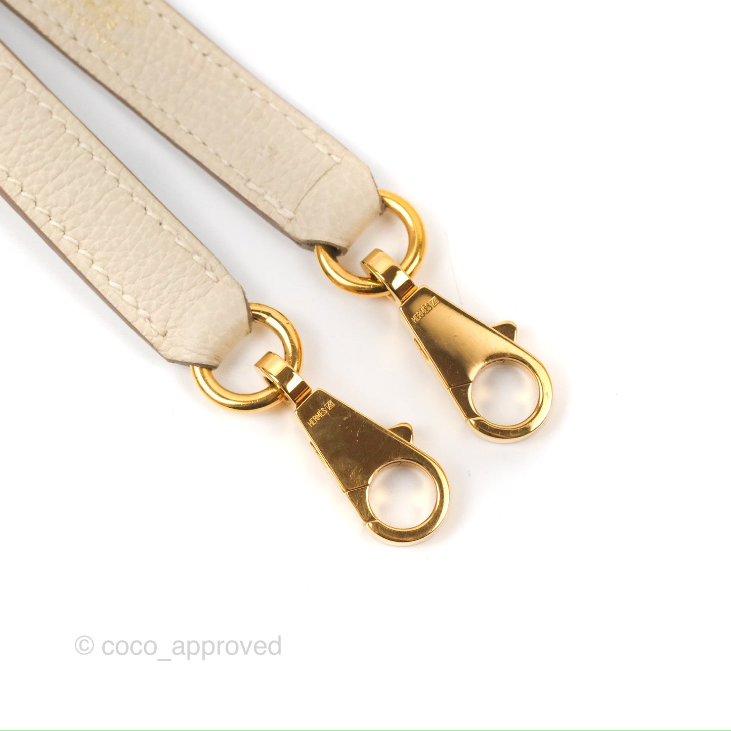 Hermès Kelly Retourne 28 Craie Togo Gold Hardware