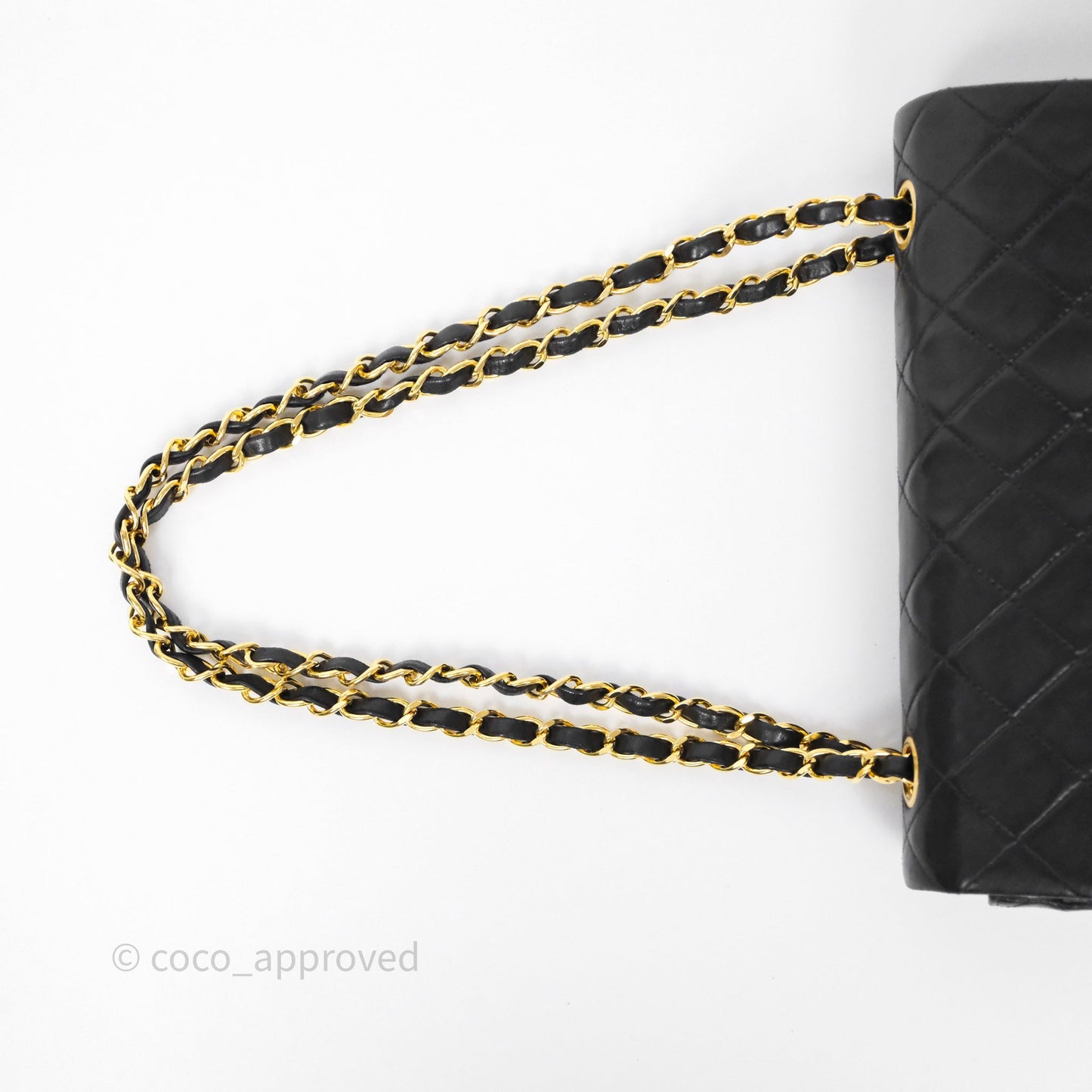 Chanel Classic Vintage Small Flap Black Lambskin 24K Gold Hardware