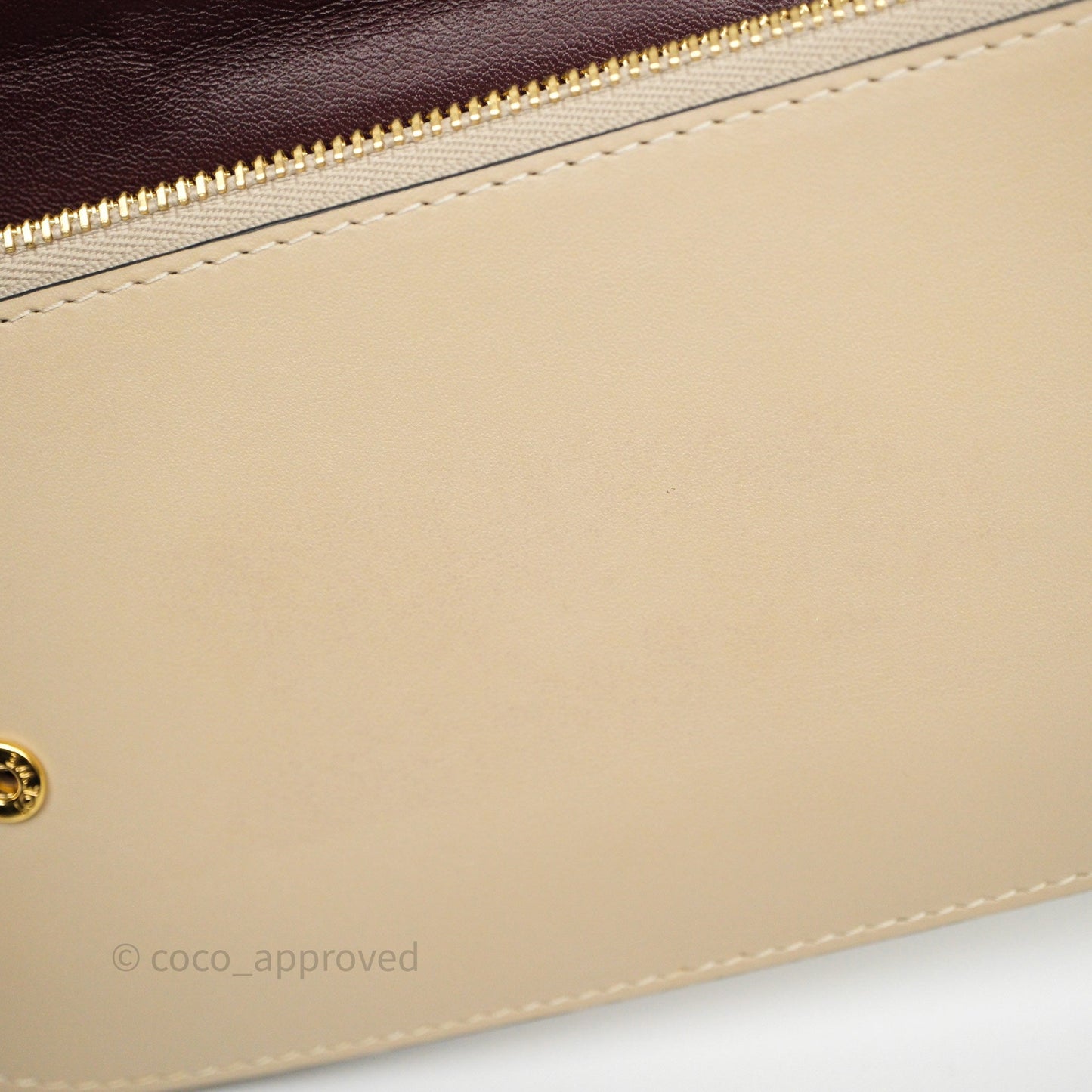 Loewe Gate Pochette Crossbody Bag Beige/ Navy Calfskin