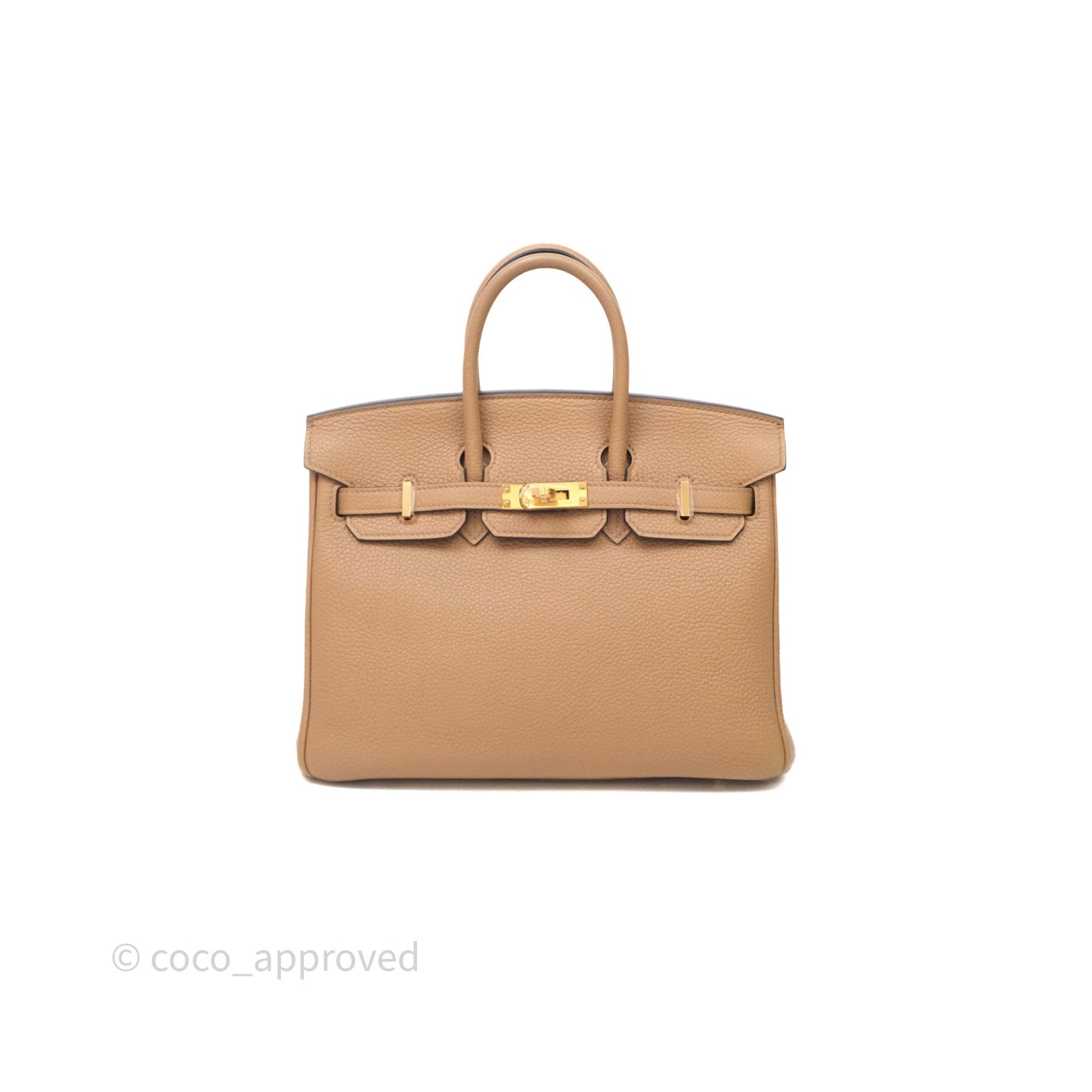 Hermes Birkin 25 Chai Togo Gold Hardware
