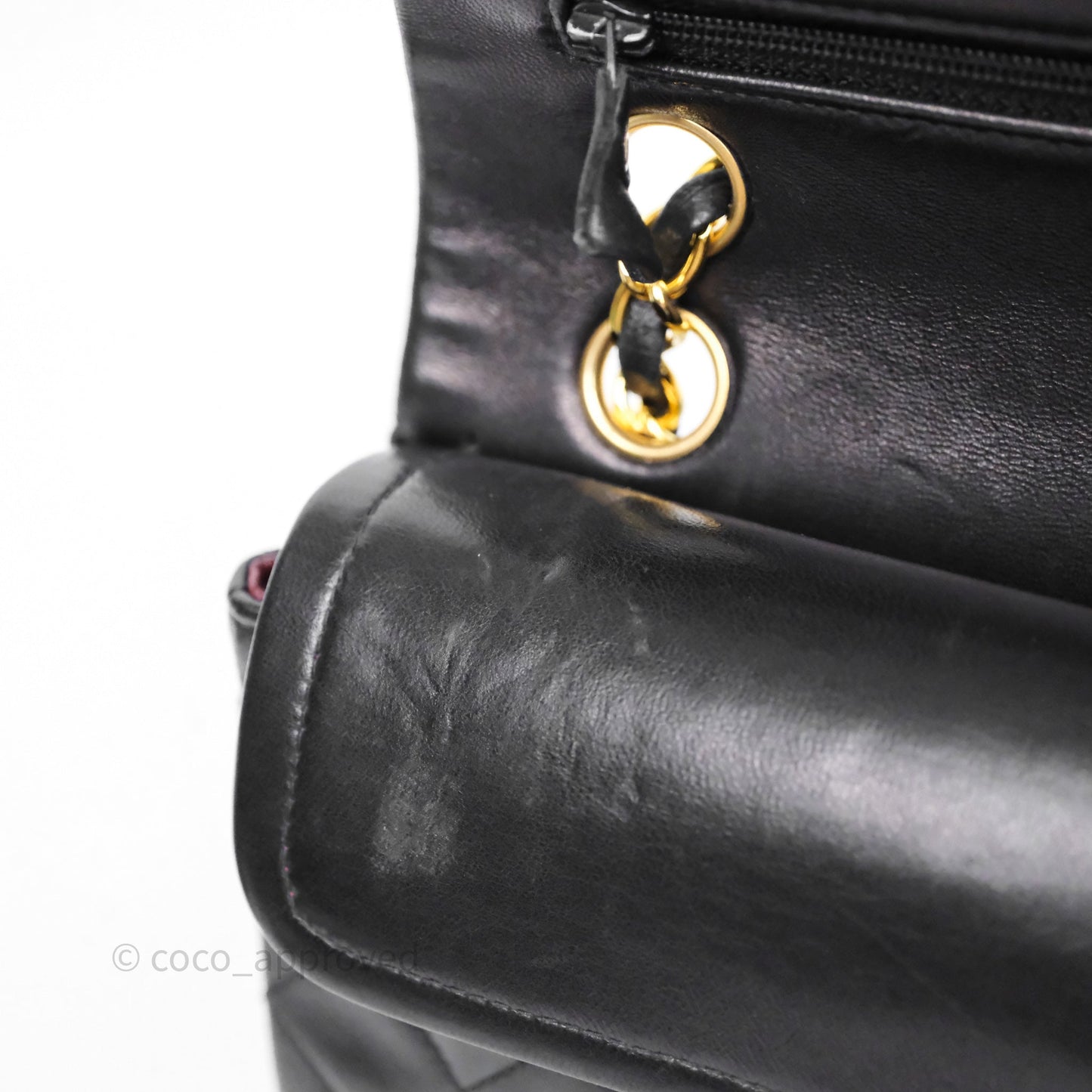 Chanel Classic Vintage Small Flap Black Lambskin 24K Gold Hardware