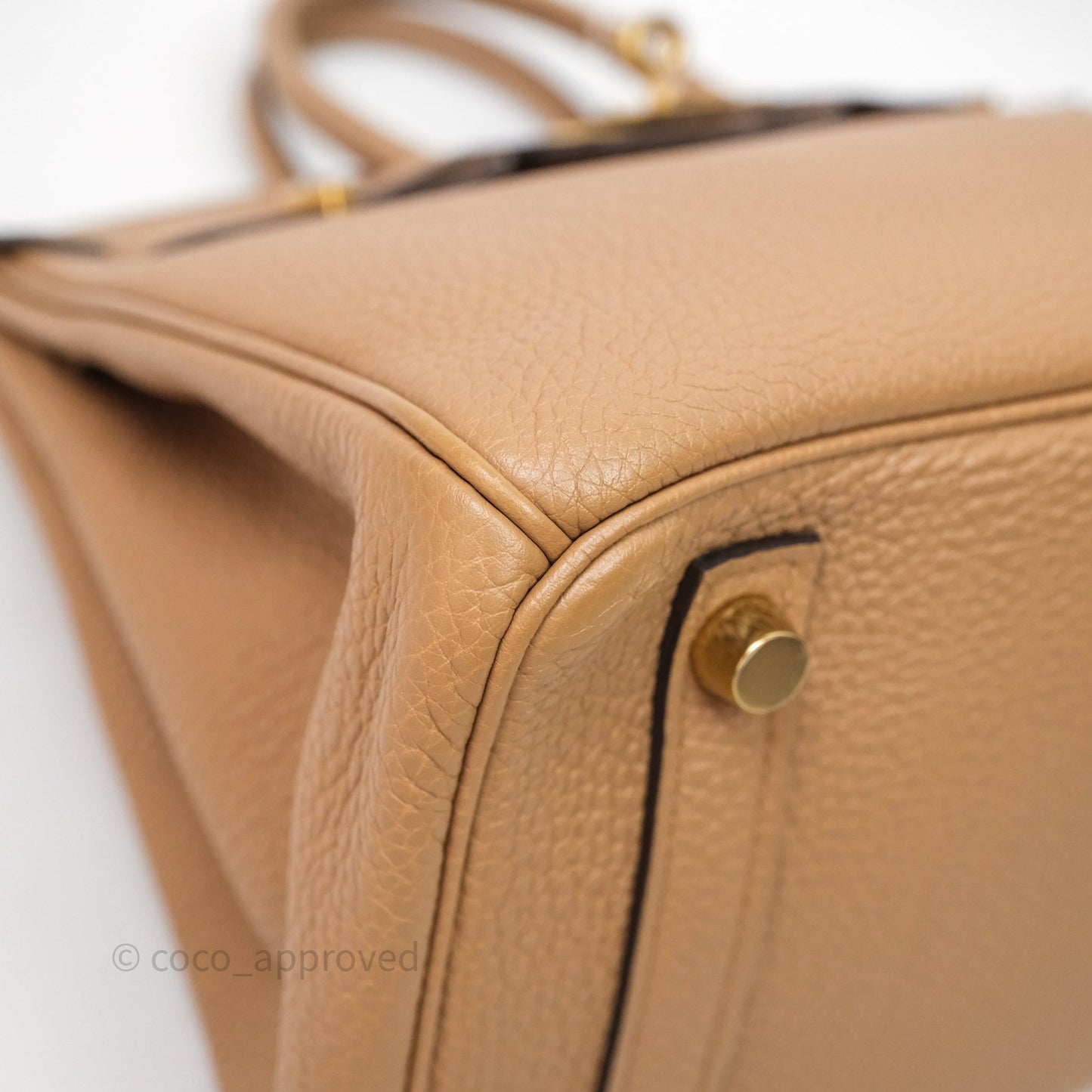 Hermes Birkin 25 Chai Togo Gold Hardware