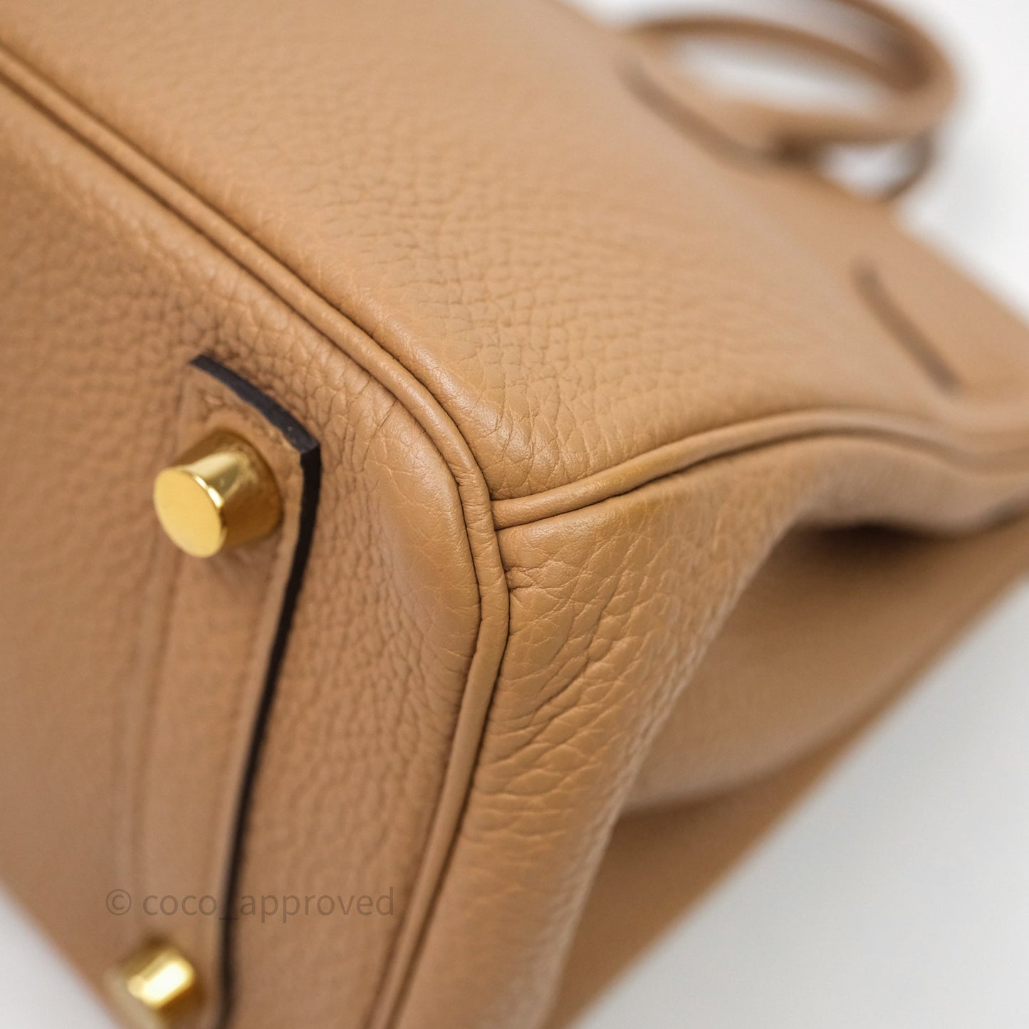Hermes Birkin 25 Chai Togo Gold Hardware