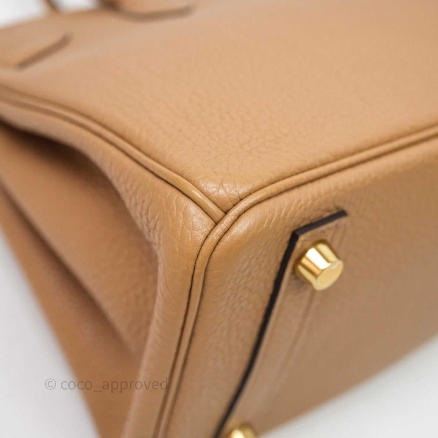 Hermes Birkin 25 Chai Togo Gold Hardware