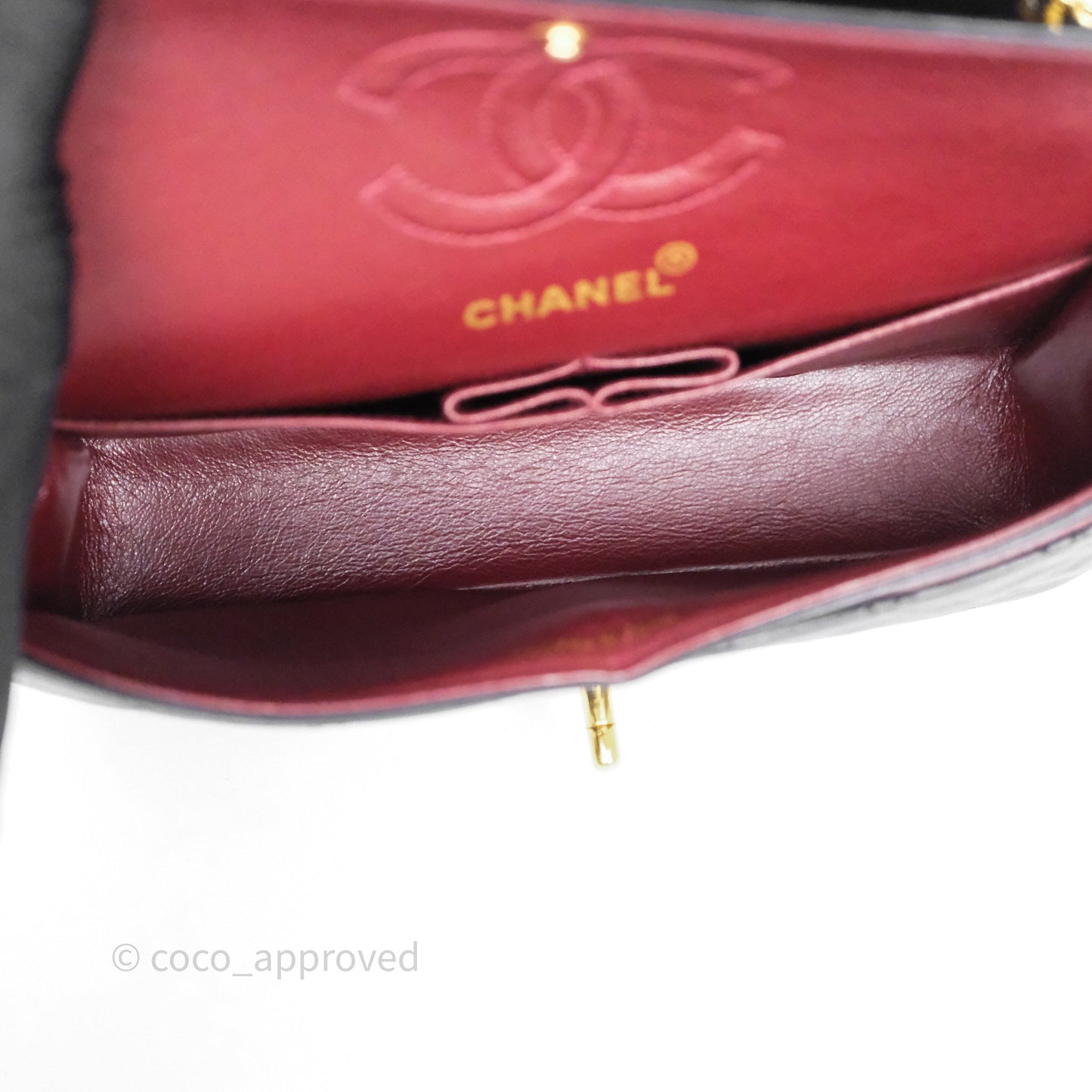 Chanel Classic Vintage Small Flap Black Lambskin 24K Gold Hardware