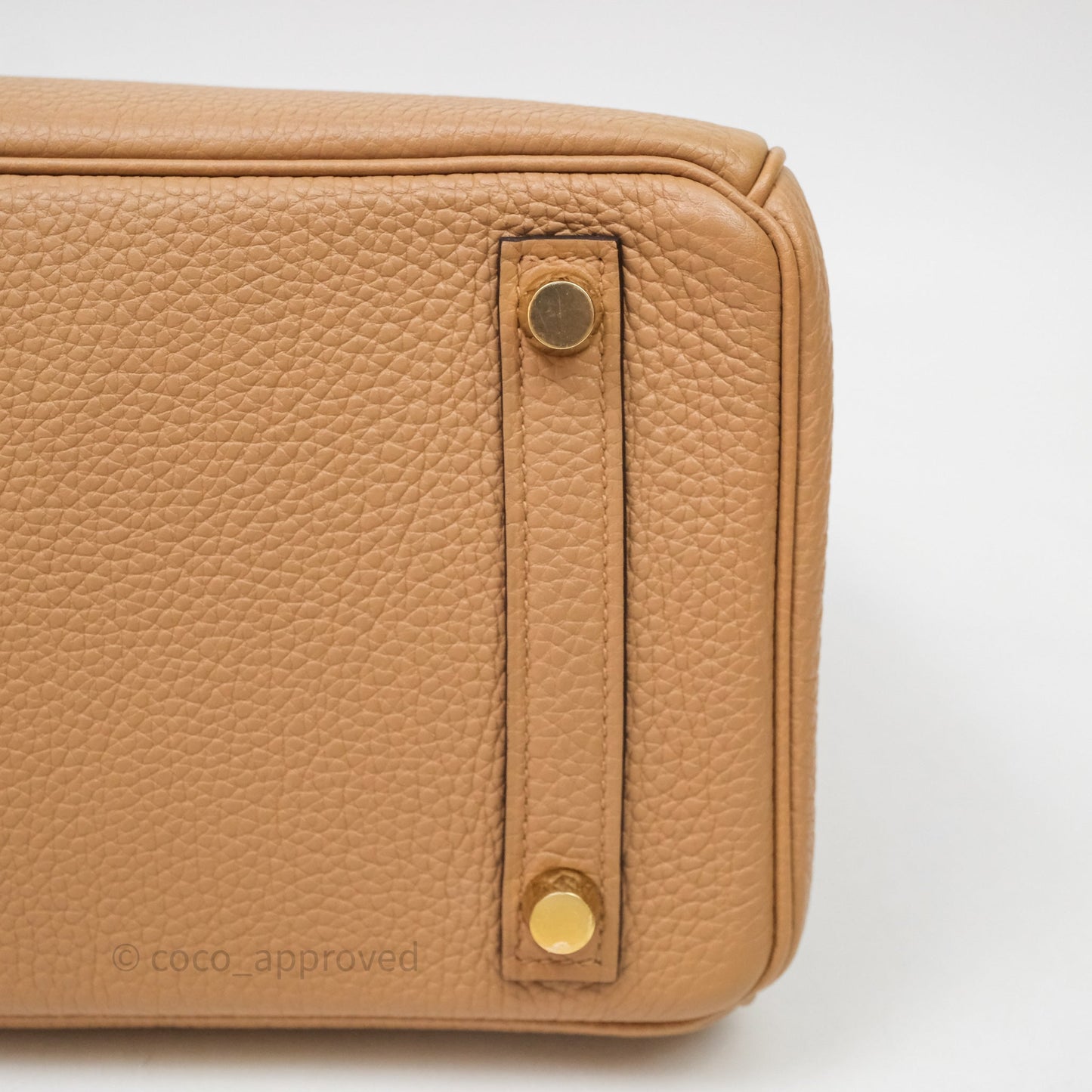 Hermes Birkin 25 Chai Togo Gold Hardware