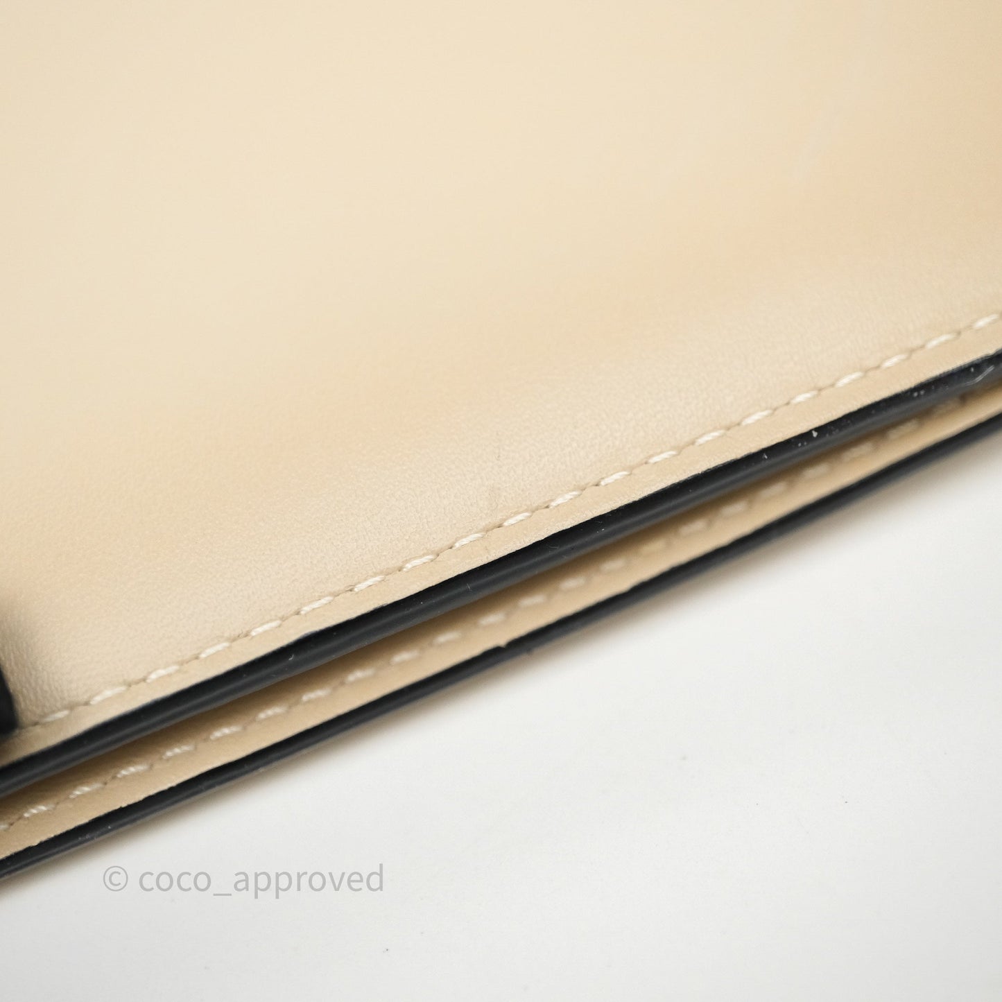 Loewe Gate Pochette Crossbody Bag Beige/ Navy Calfskin