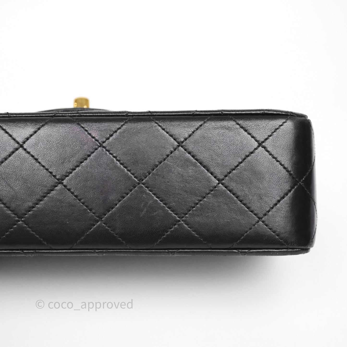 Chanel Classic Vintage Small Flap Black Lambskin 24K Gold Hardware