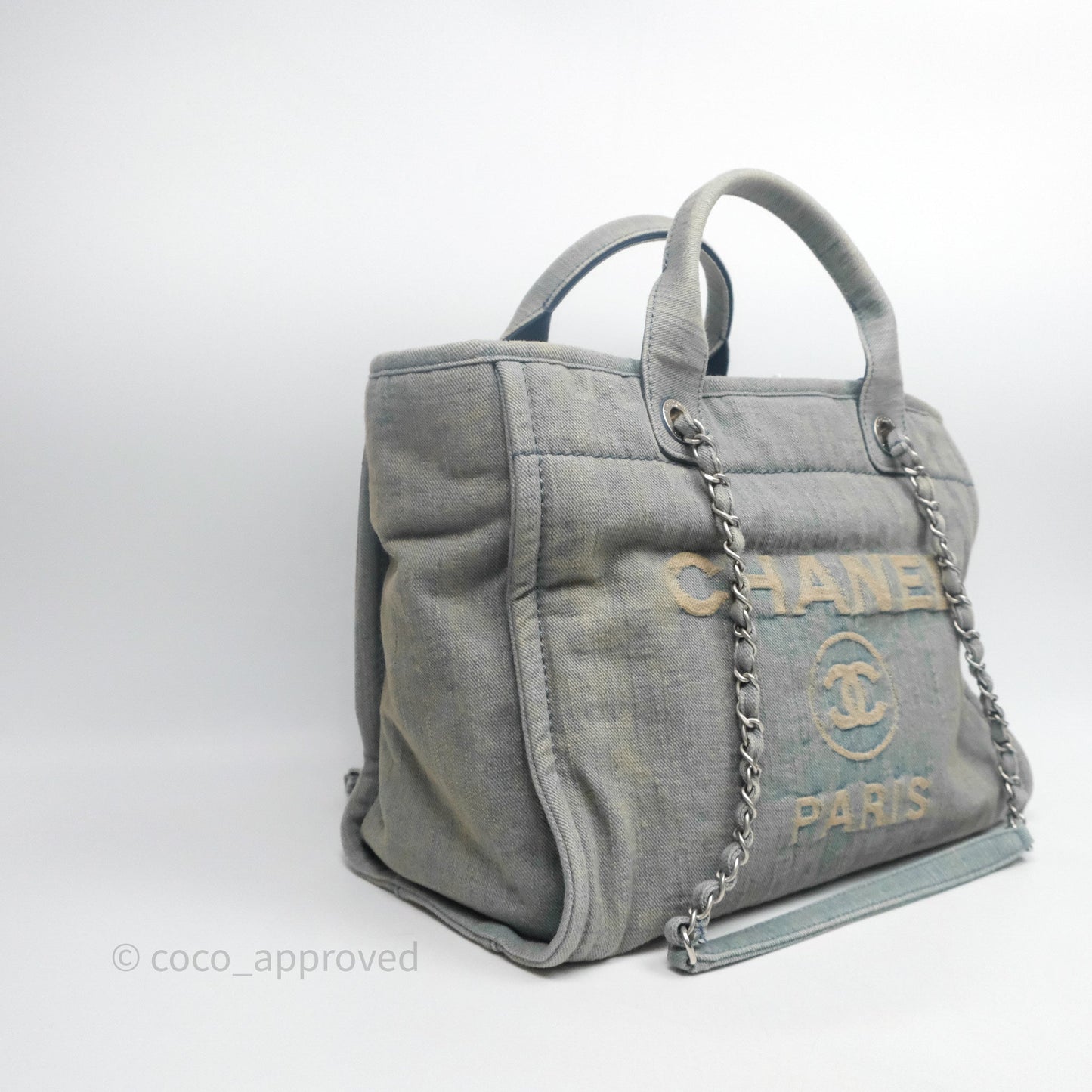 Chanel New Small Deauville Tote Denim
