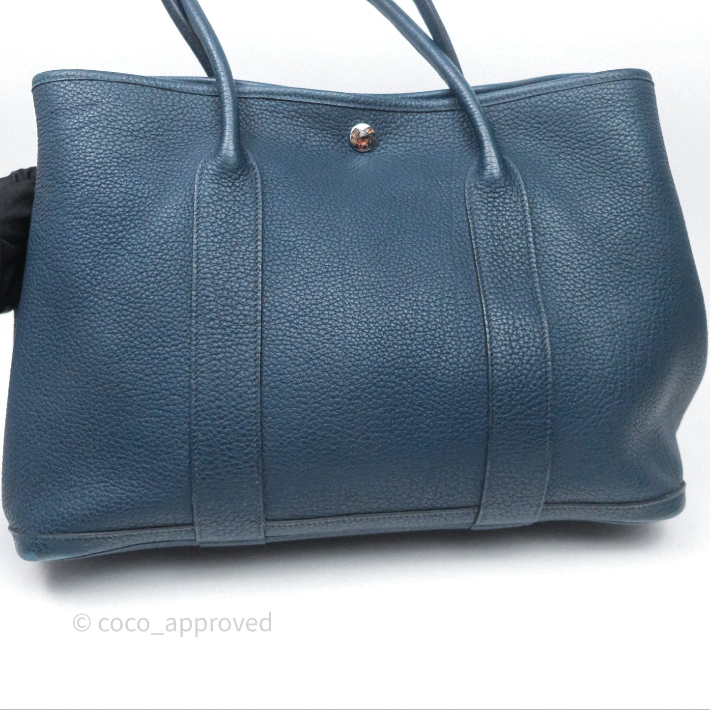 Hermès Garden Party 36 Bleu de Prusse 7P Palladium Hardware