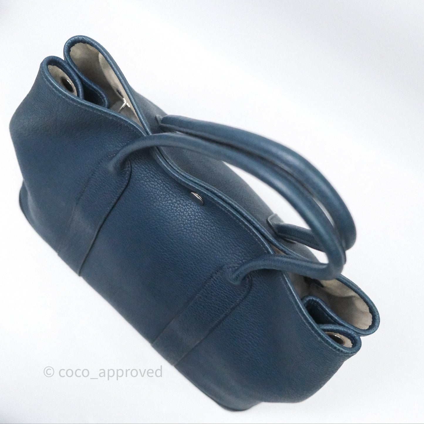 Hermès Garden Party 36 Bleu de Prusse 7P Palladium Hardware