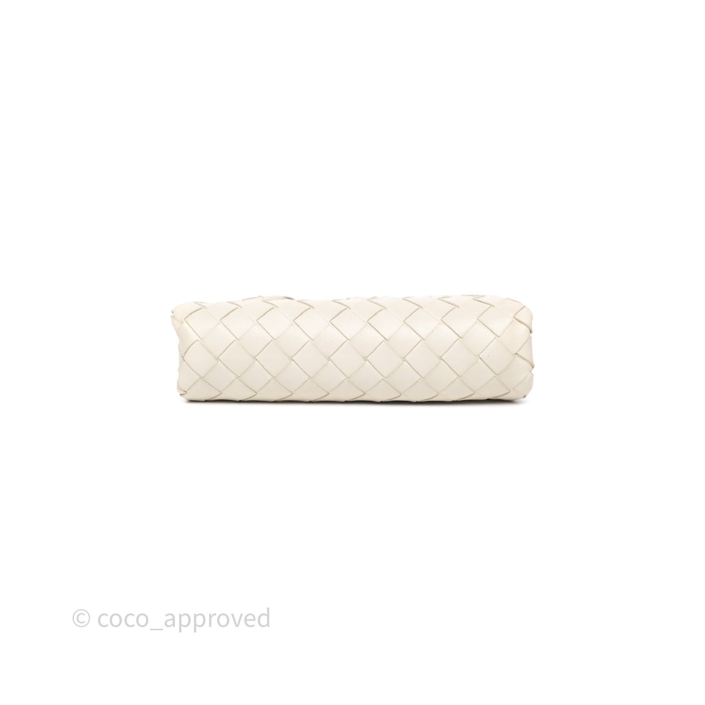 Bottega Veneta Mini Pouch Light Beige Intrecciato Lambskin