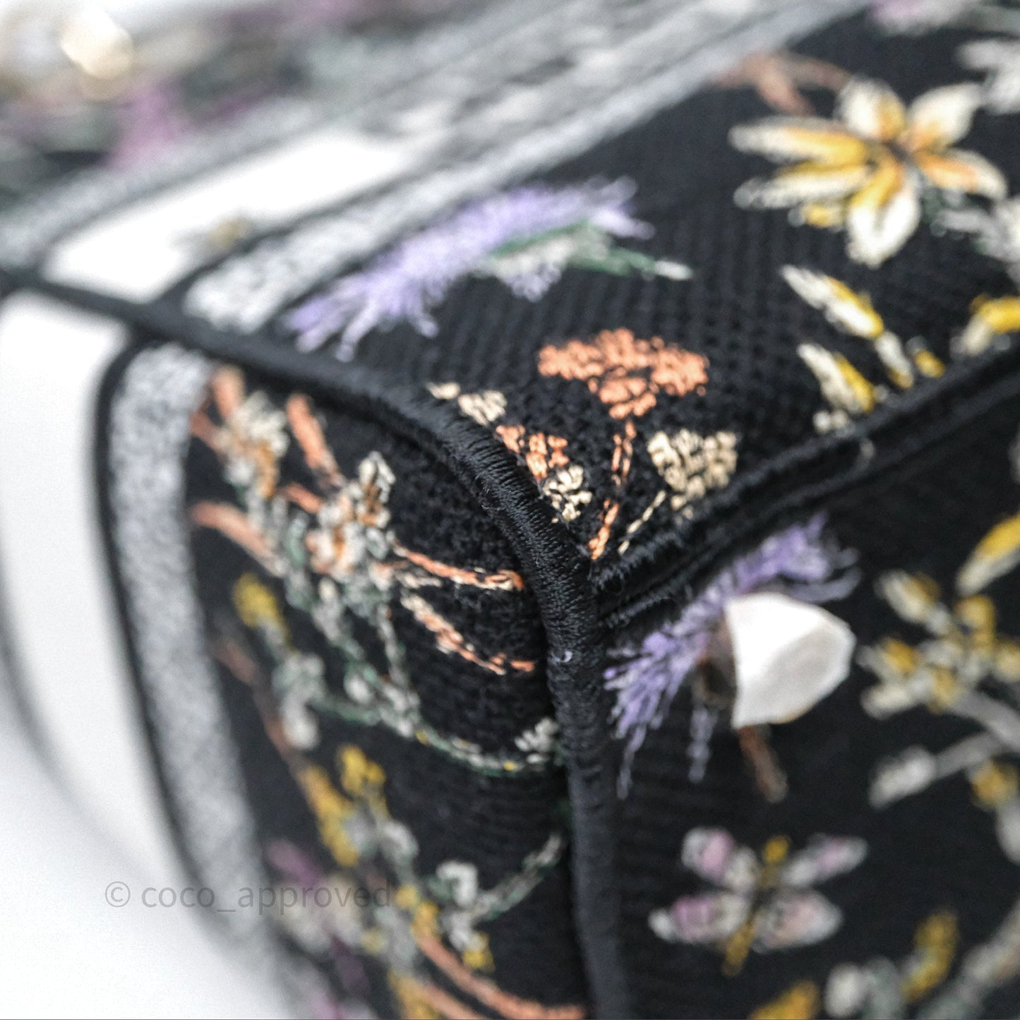 Christian Dior Medium Lady D-Lite Bag Embroidered Herbarium
