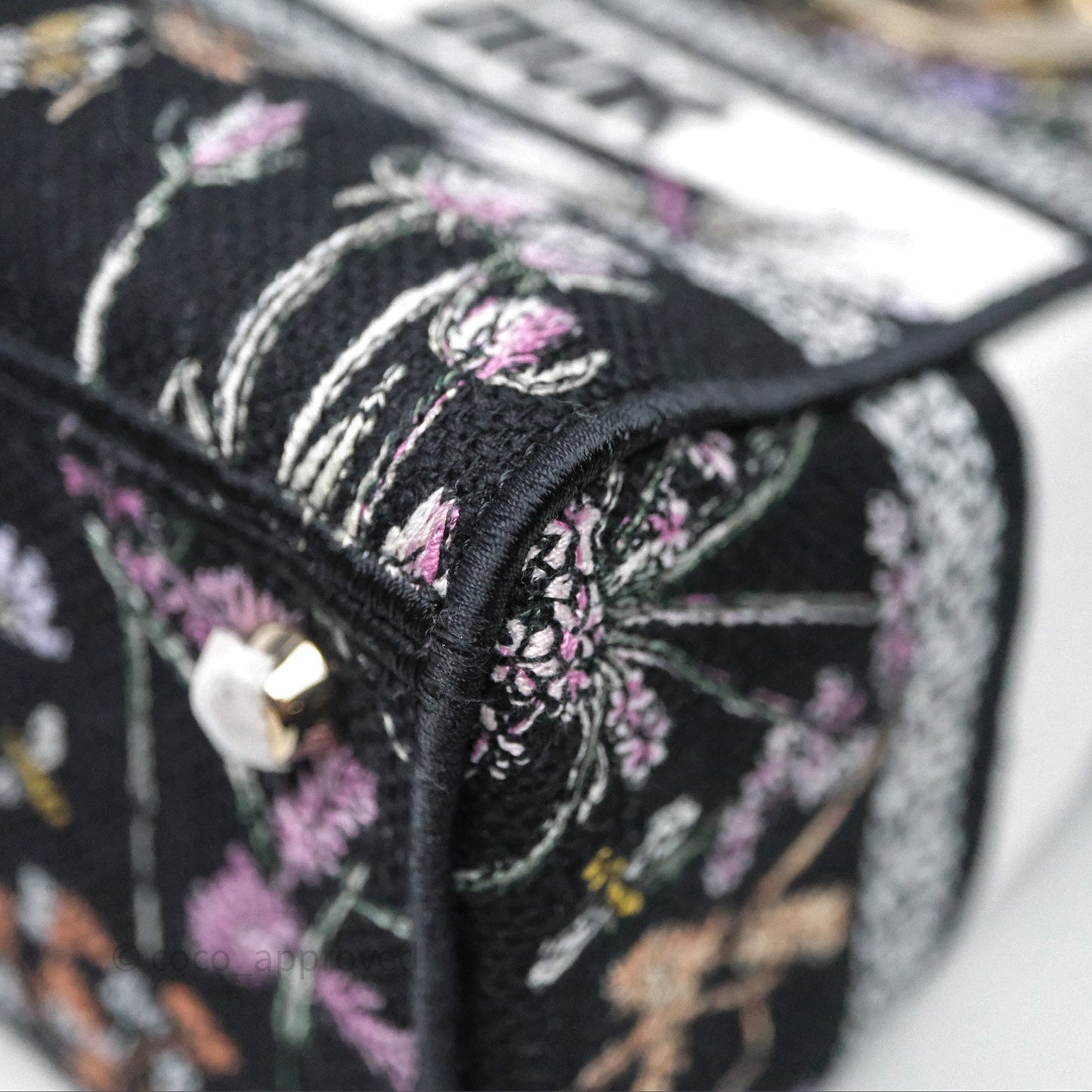 Christian Dior Medium Lady D-Lite Bag Embroidered Herbarium
