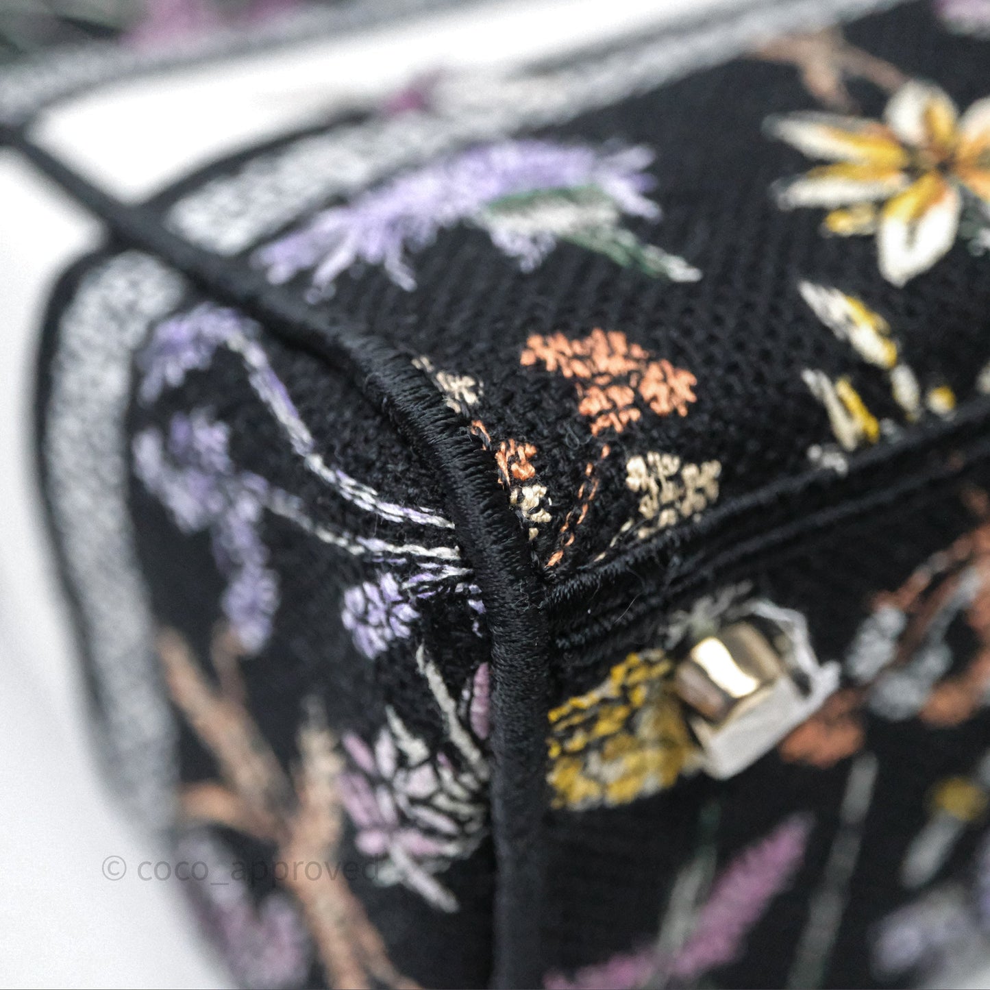 Christian Dior Medium Lady D-Lite Bag Embroidered Herbarium