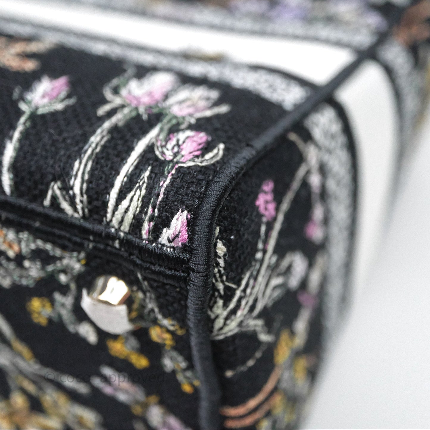 Christian Dior Medium Lady D-Lite Bag Embroidered Herbarium