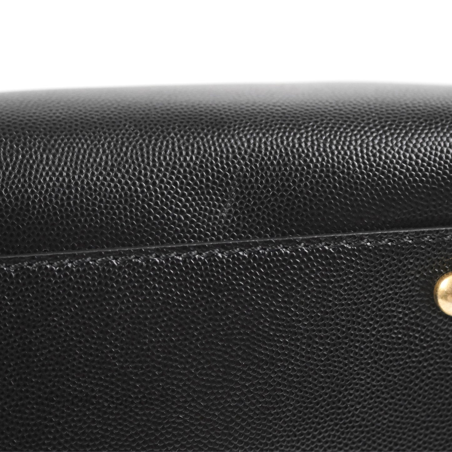 Chanel Small Studded Deauville Tote Black Caviar Gold Hardware