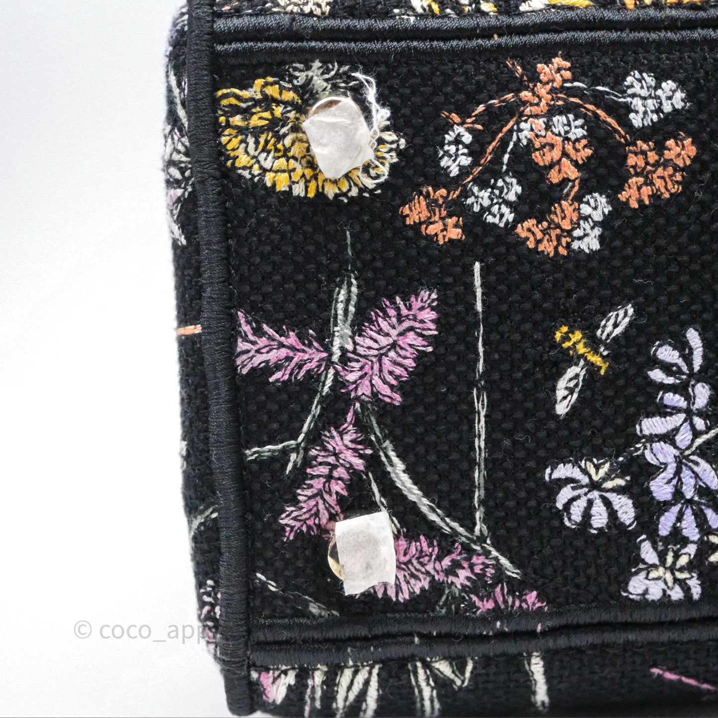 Christian Dior Medium Lady D-Lite Bag Embroidered Herbarium