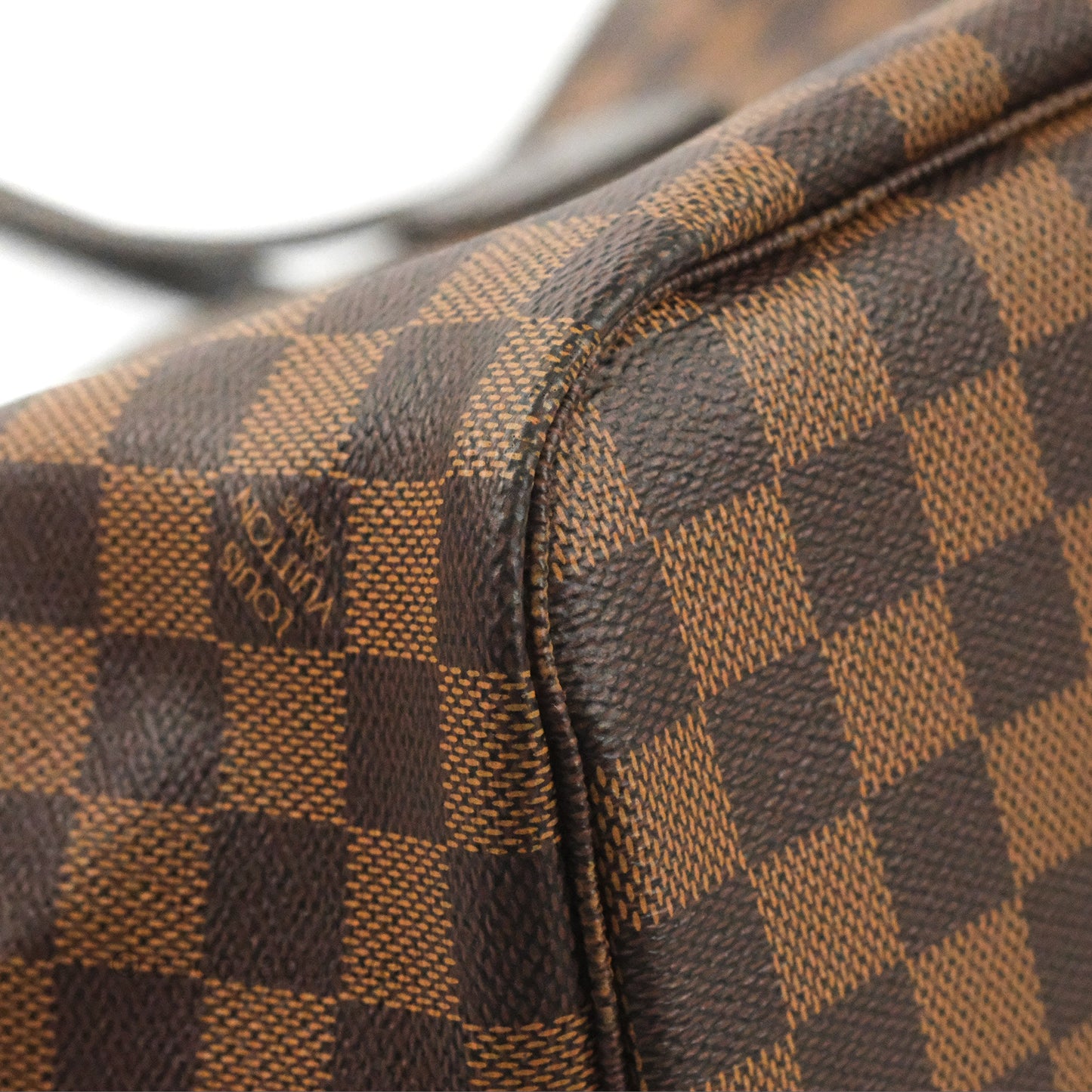 Louis Vuitton Neverfull MM Tote Bag Damier Ebene Canvas