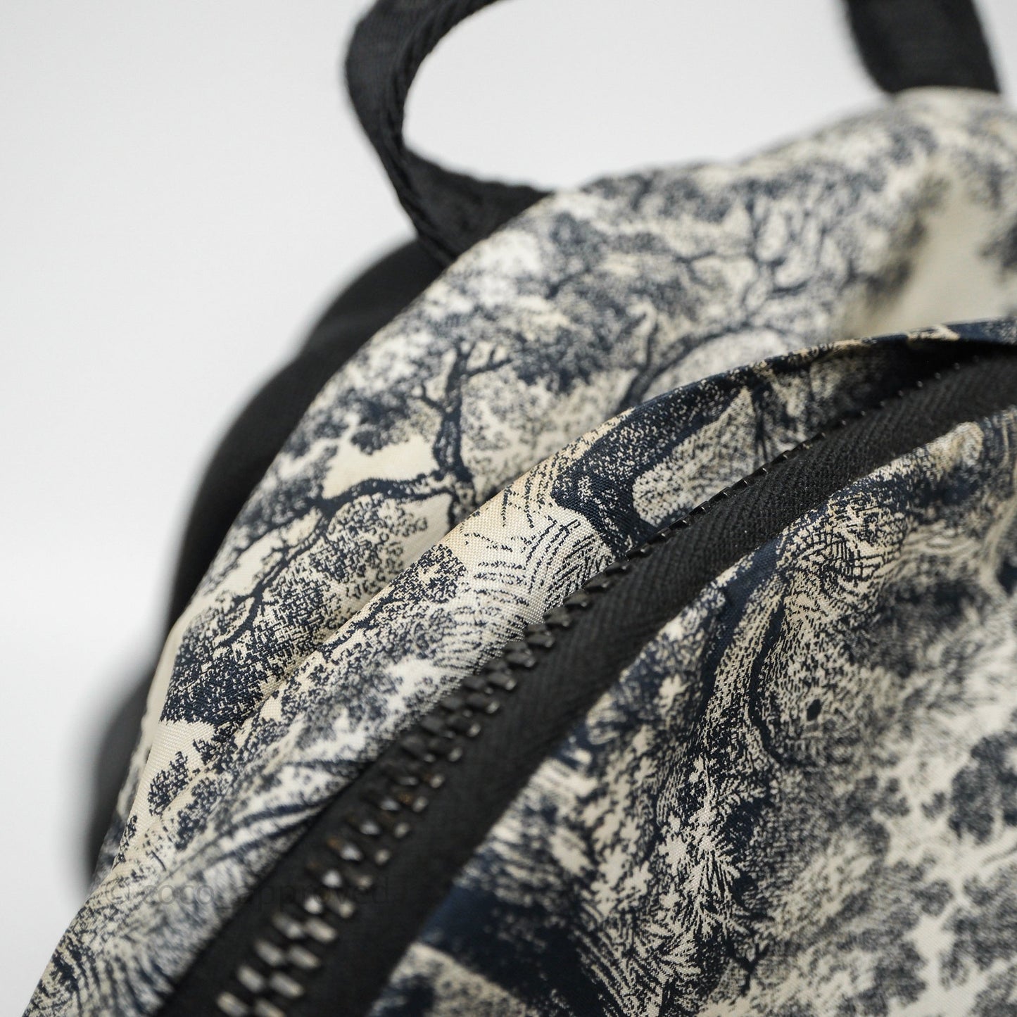 Christian Dior Toile De Jouy Diortravel Backpack White/ Blue Nylon
