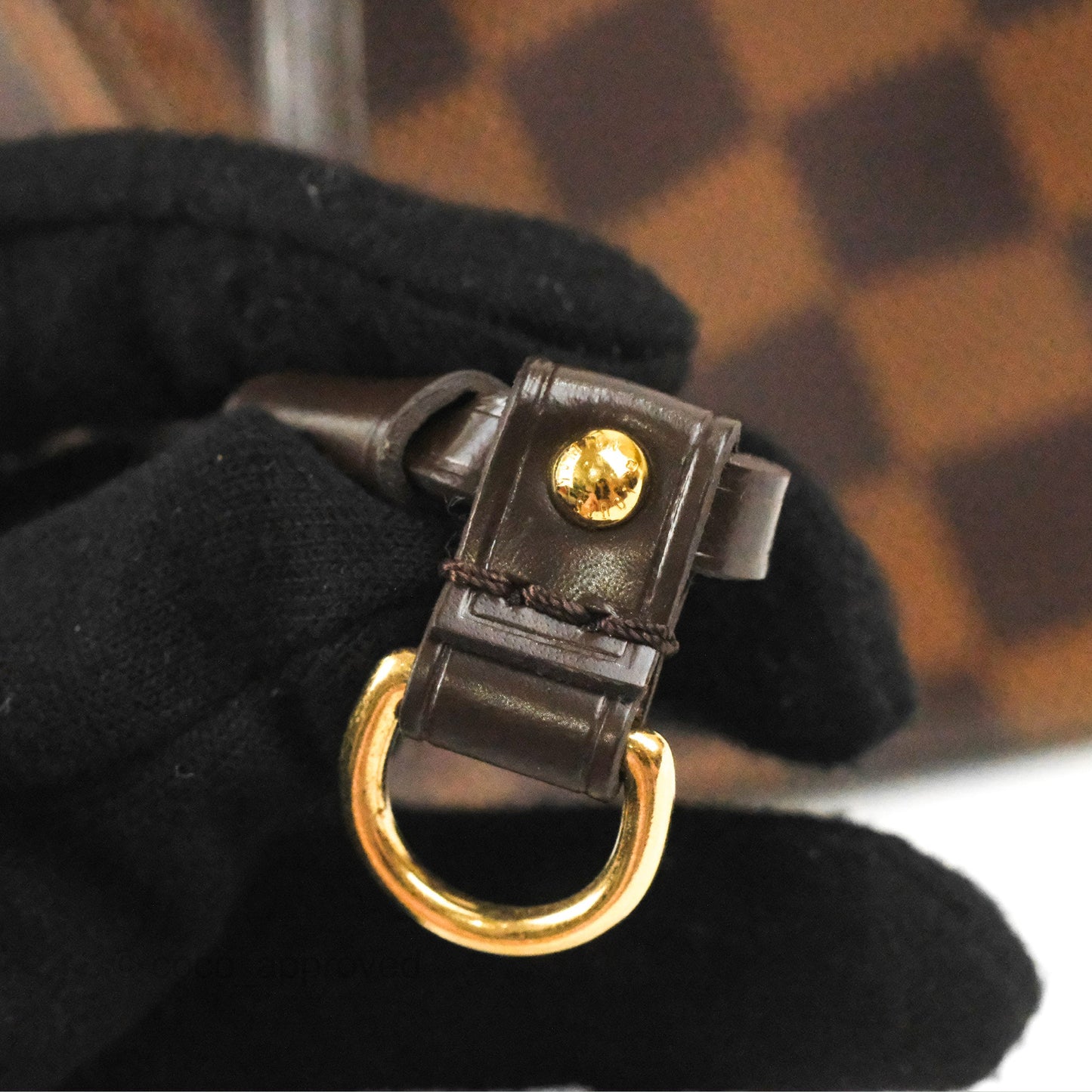 Louis Vuitton Neverfull MM Tote Bag Damier Ebene Canvas