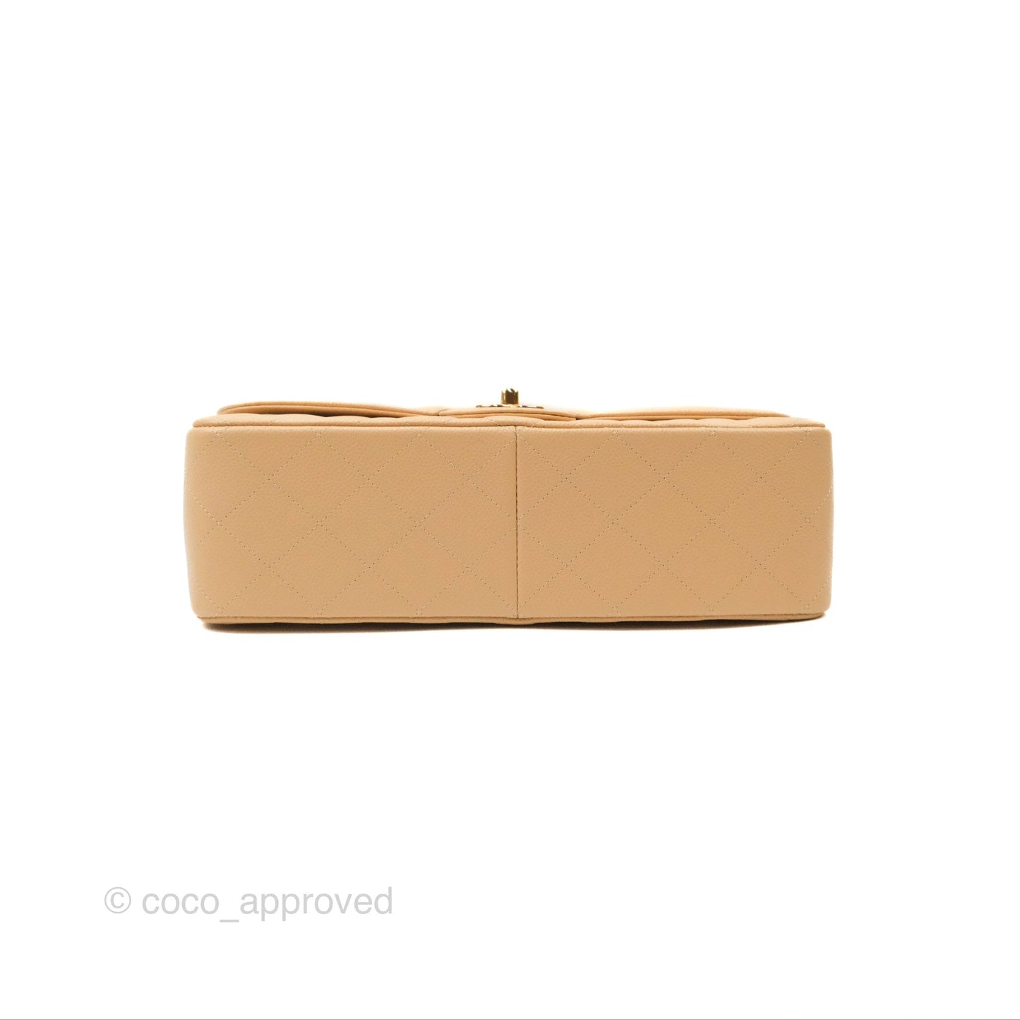 Chanel Jumbo Double Flap Beige Caviar Gold Hardware⁣⁣