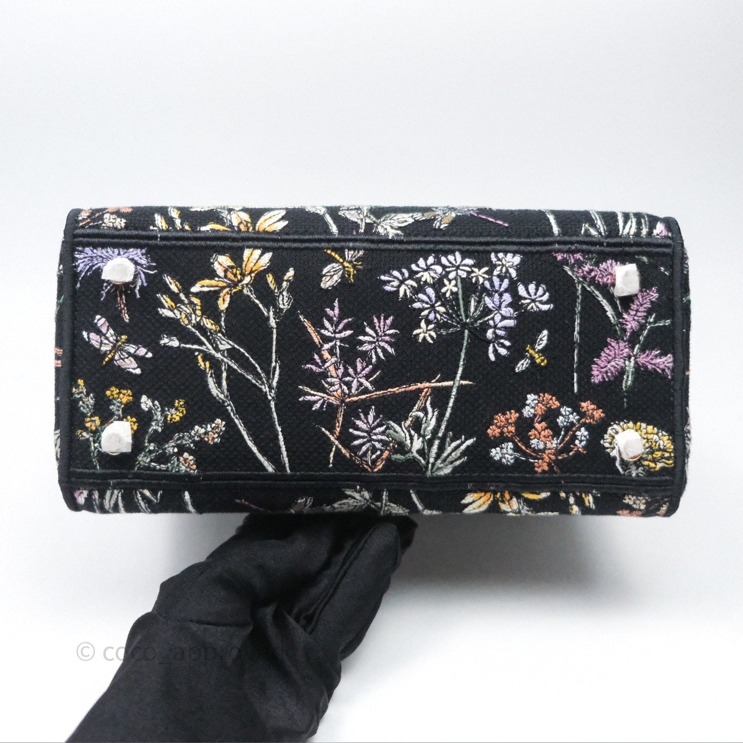 Christian Dior Medium Lady D-Lite Bag Embroidered Herbarium