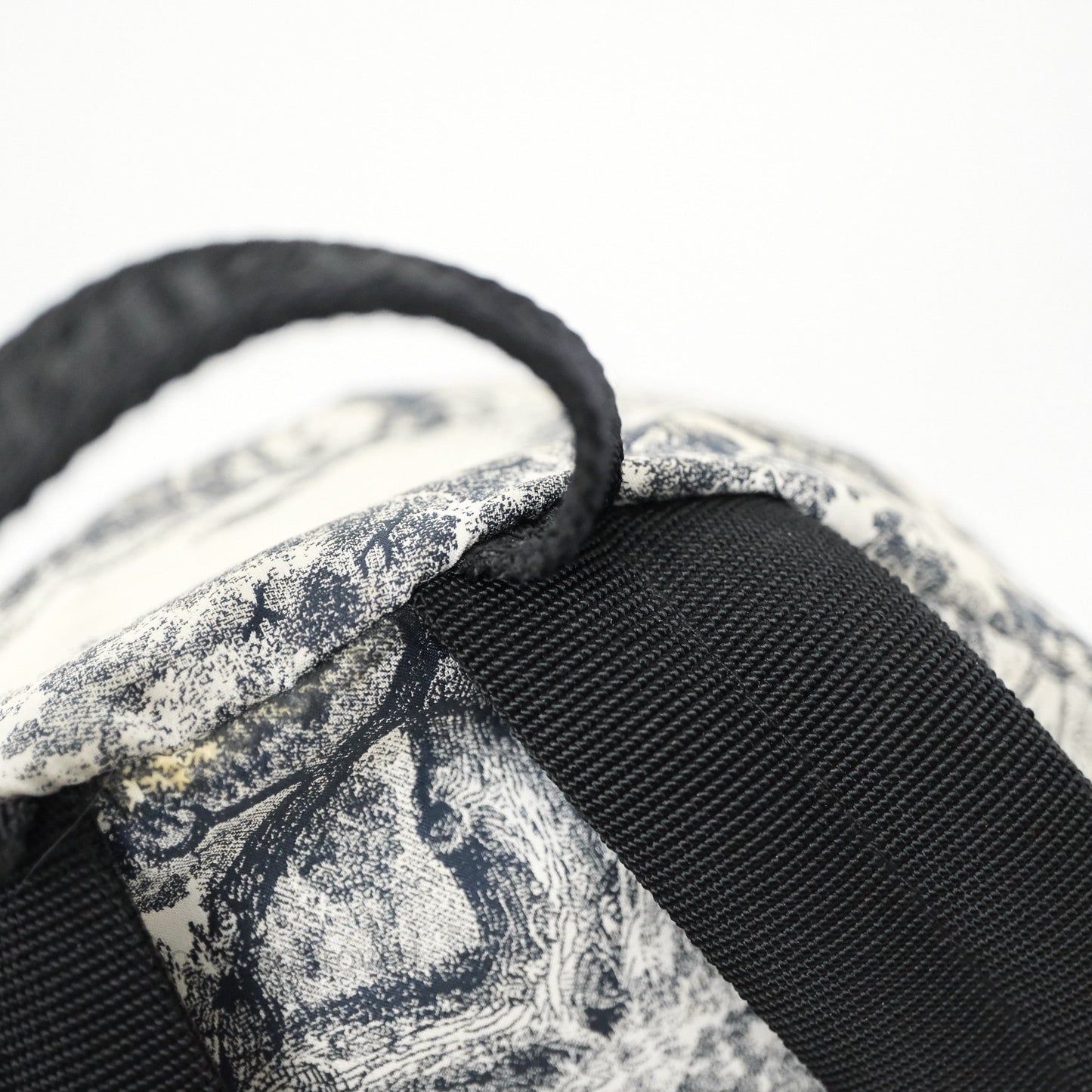 Christian Dior Toile De Jouy Diortravel Backpack White/ Blue Nylon