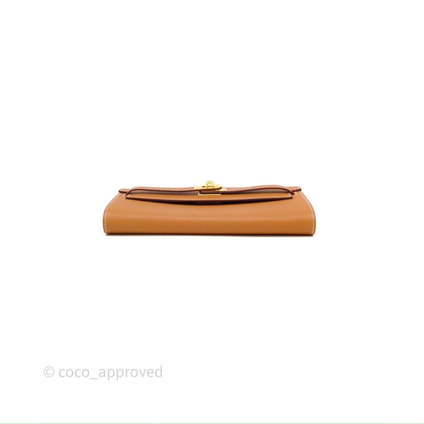 Hermès Kelly To Go Wallet Gold 37 Epsom Gold Hardware