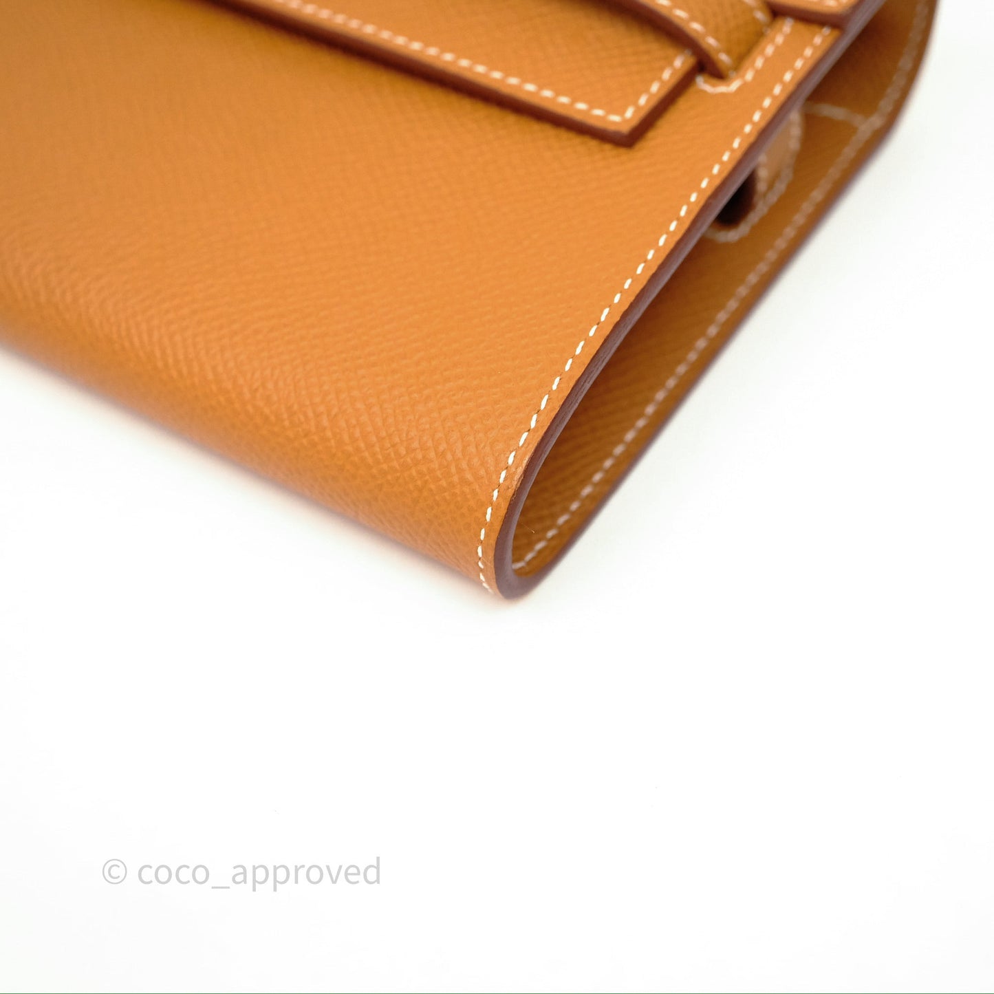Hermès Kelly To Go Wallet Gold 37 Epsom Gold Hardware