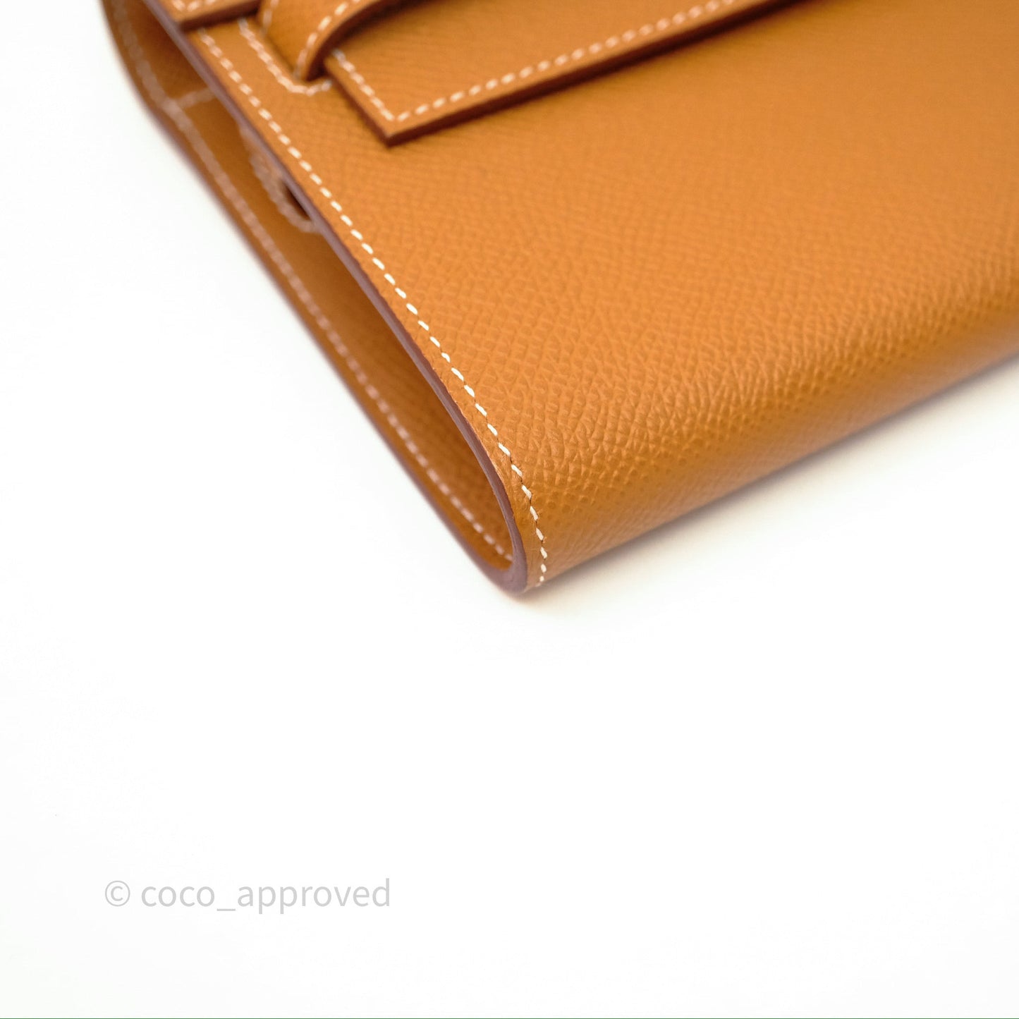Hermès Kelly To Go Wallet Gold 37 Epsom Gold Hardware