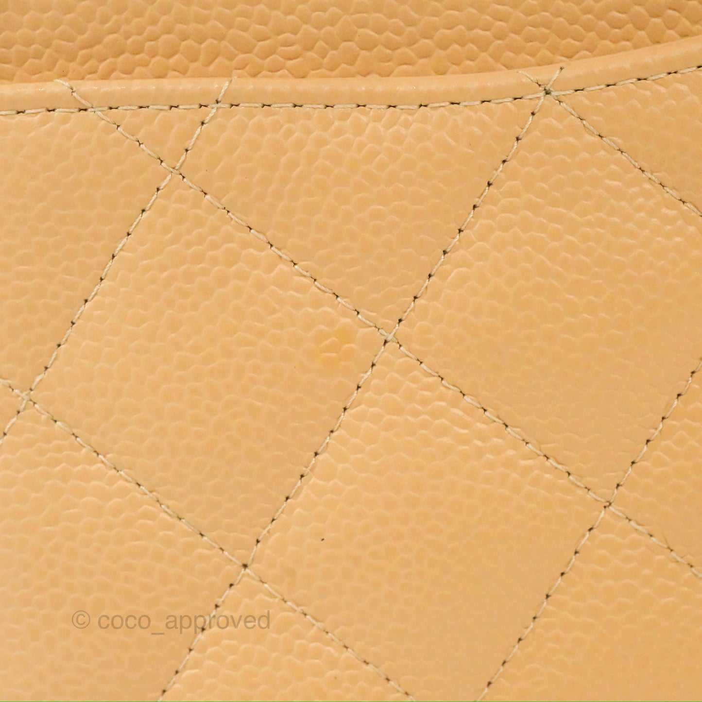 Chanel Jumbo Double Flap Beige Caviar Gold Hardware⁣⁣