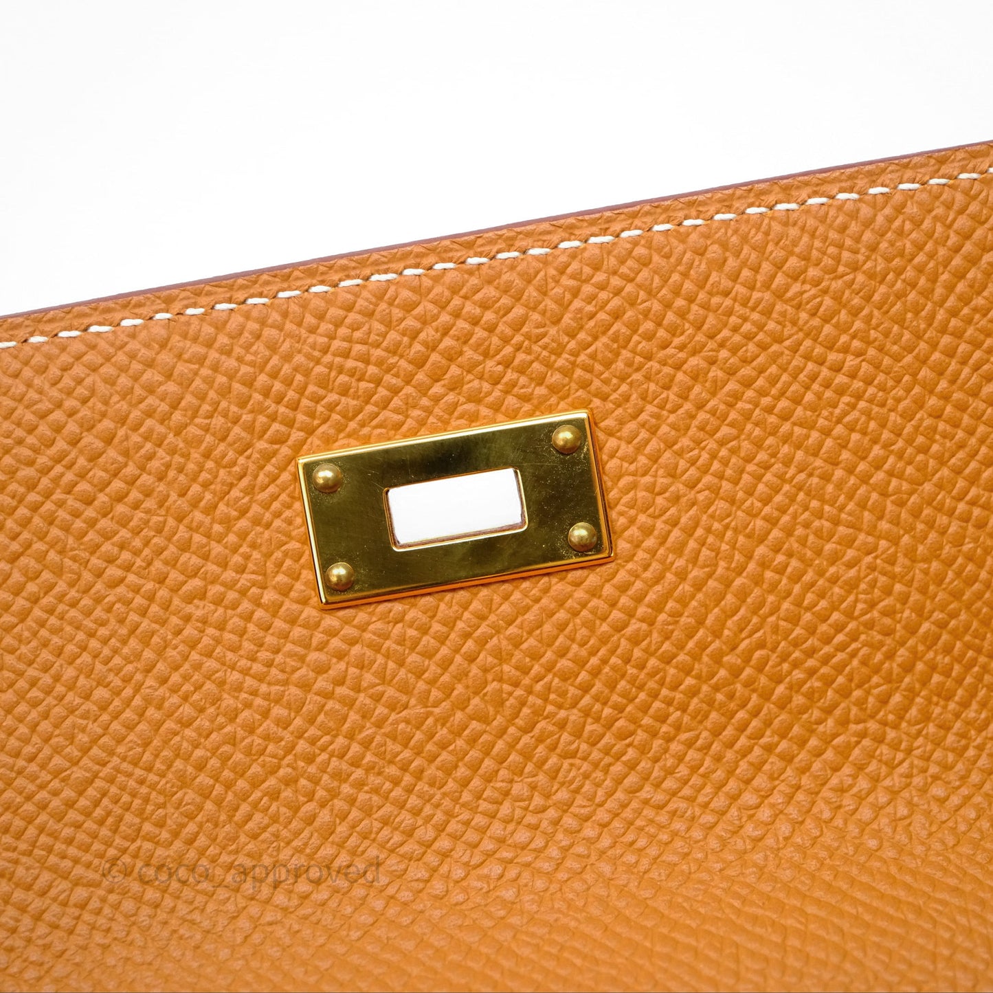 Hermès Kelly To Go Wallet Gold 37 Epsom Gold Hardware