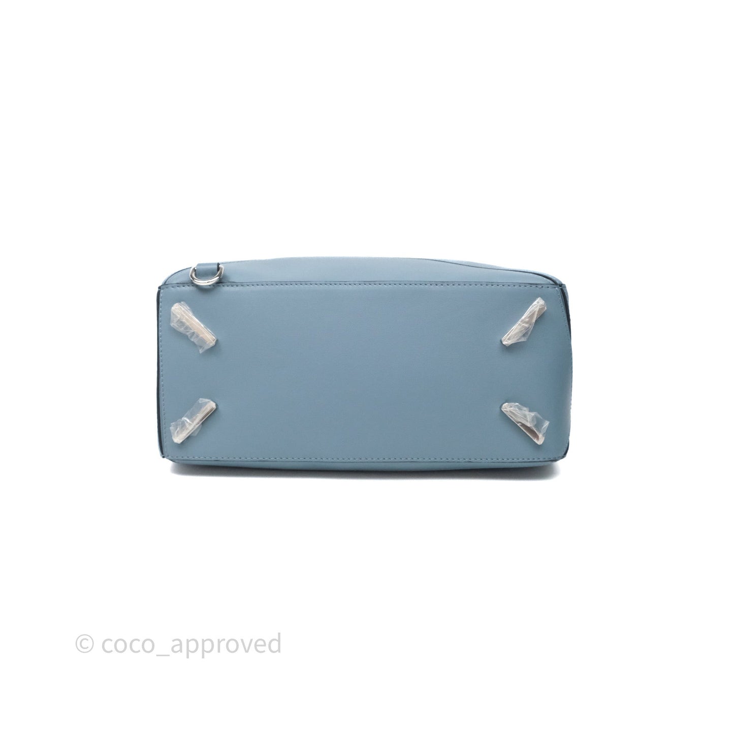 Loewe Medium Puzzle Bag Stone Calfskin Silver Hardware