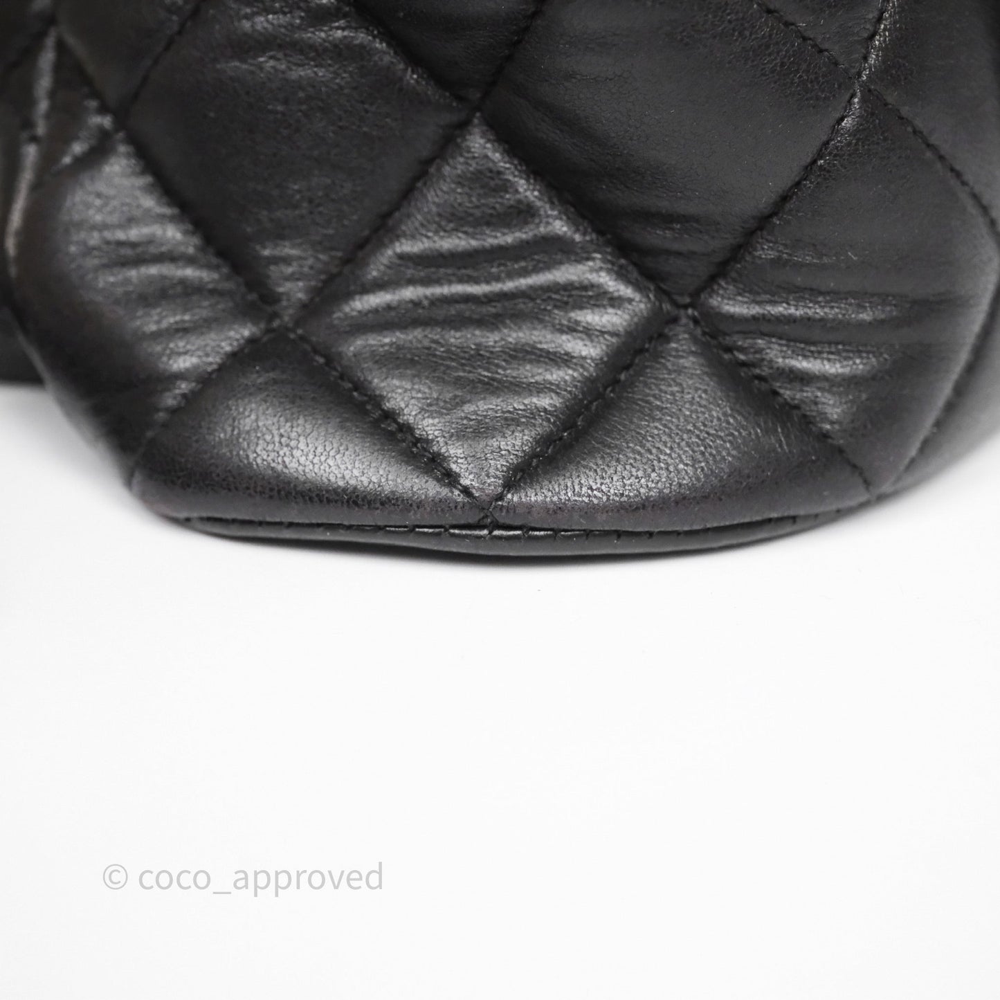 Chanel Vintage CC Duma Backpack Black Lambskin 24K Gold Hardware