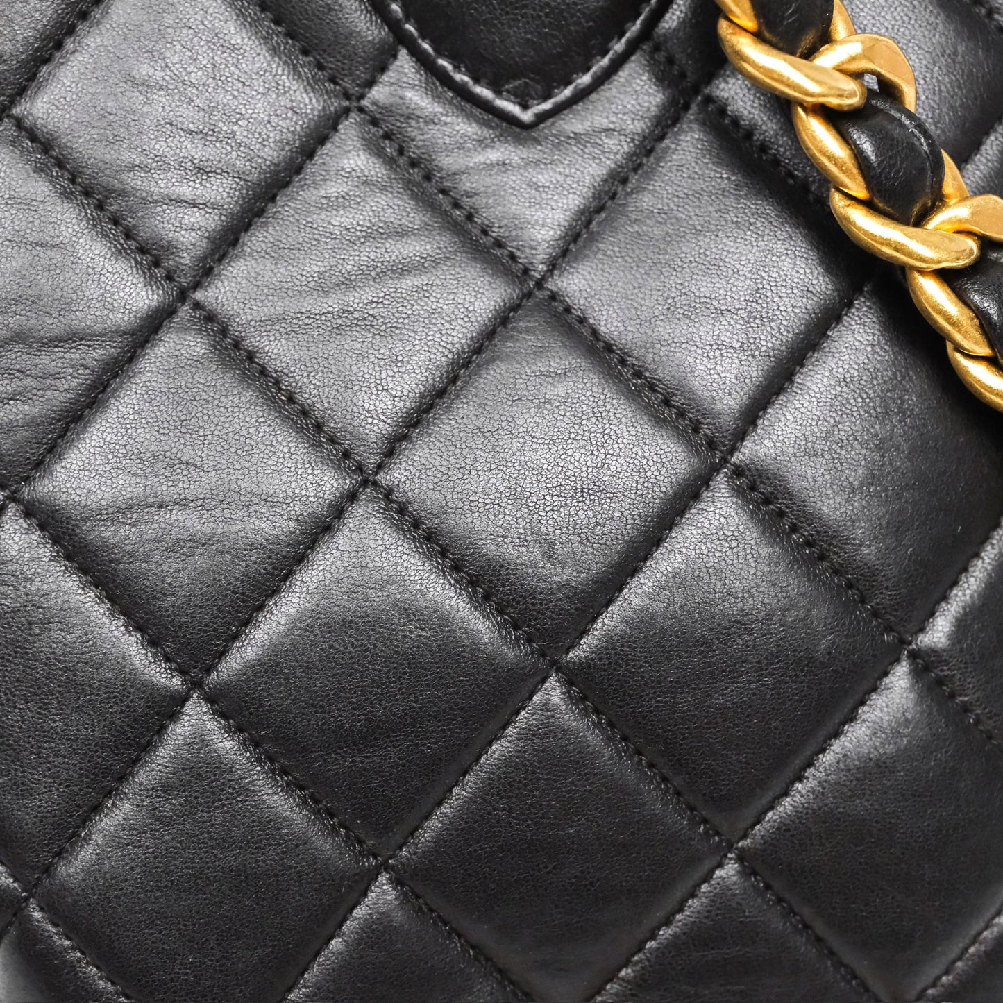 Chanel Vintage CC Duma Backpack Black Lambskin 24K Gold Hardware