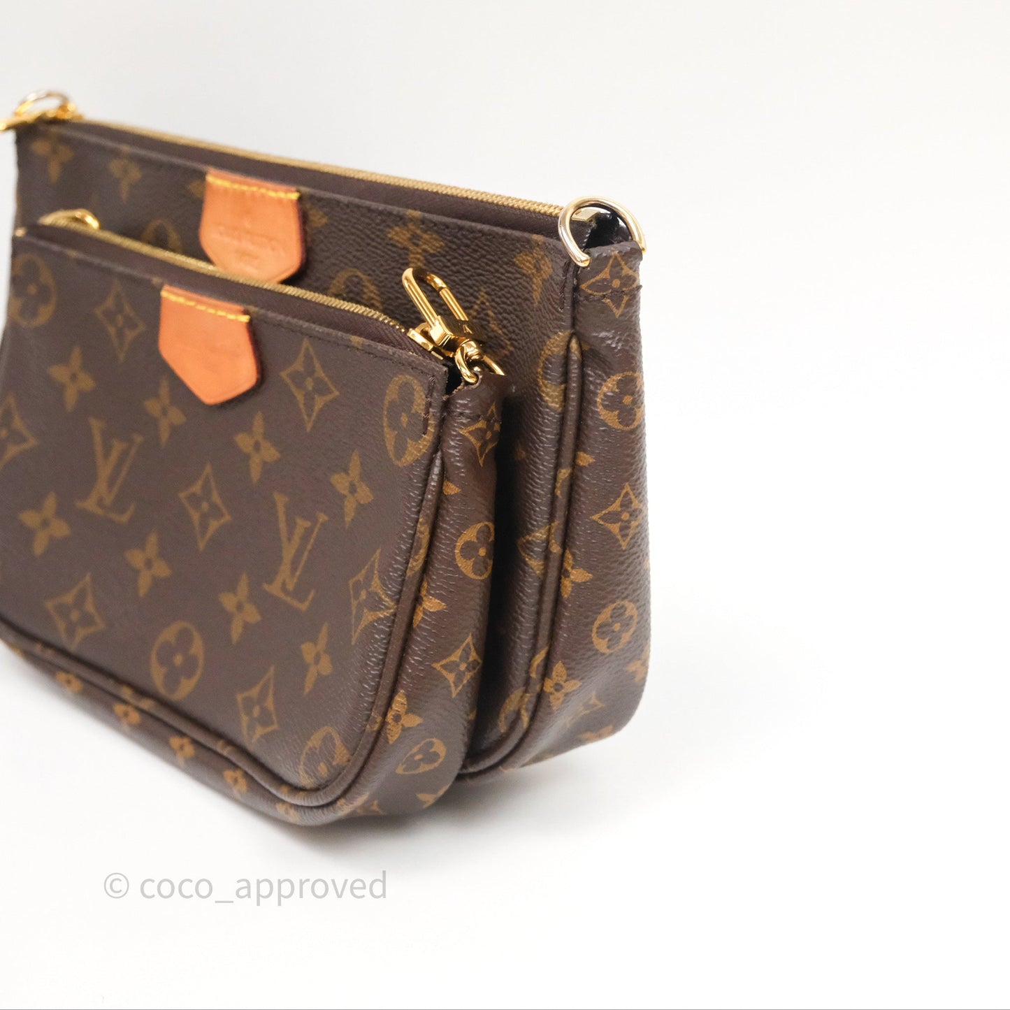 Louis Vuitton Multi Pochette Accessories Pink Monogram Canvas