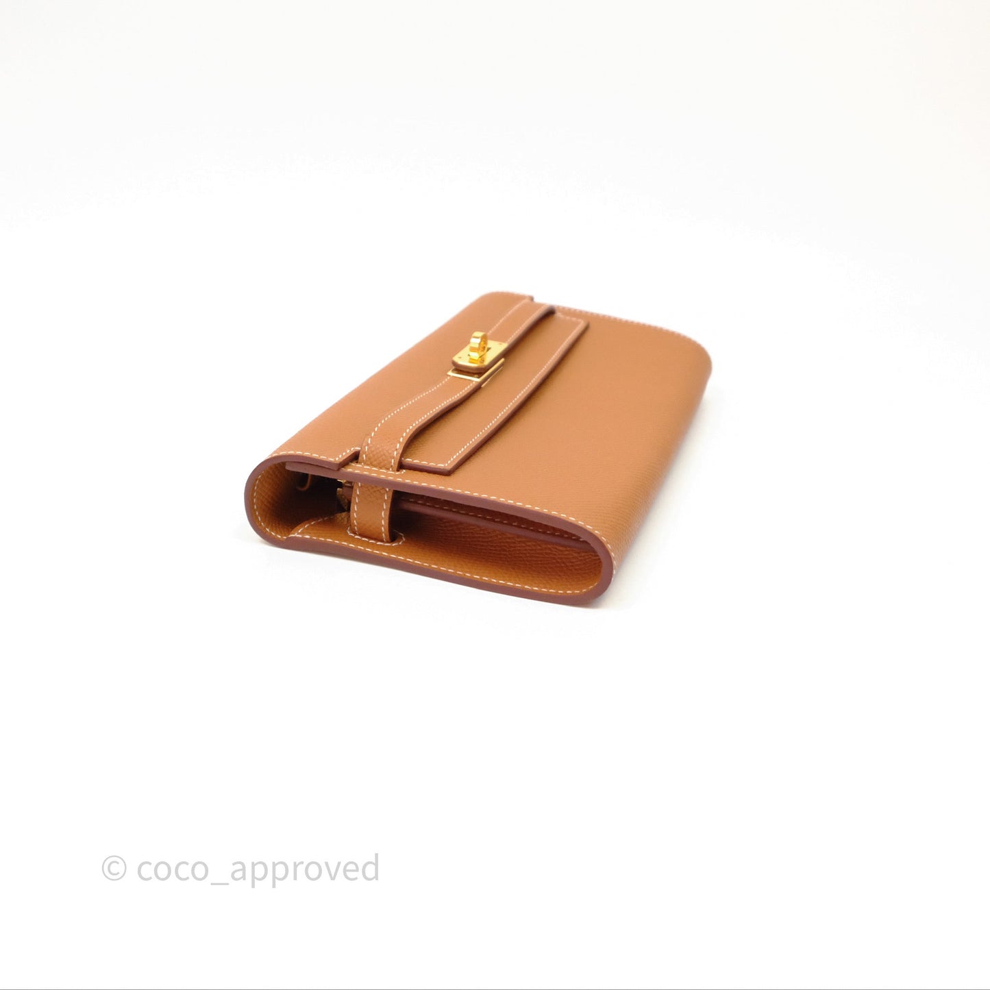 Hermès Kelly To Go Wallet Gold 37 Epsom Gold Hardware