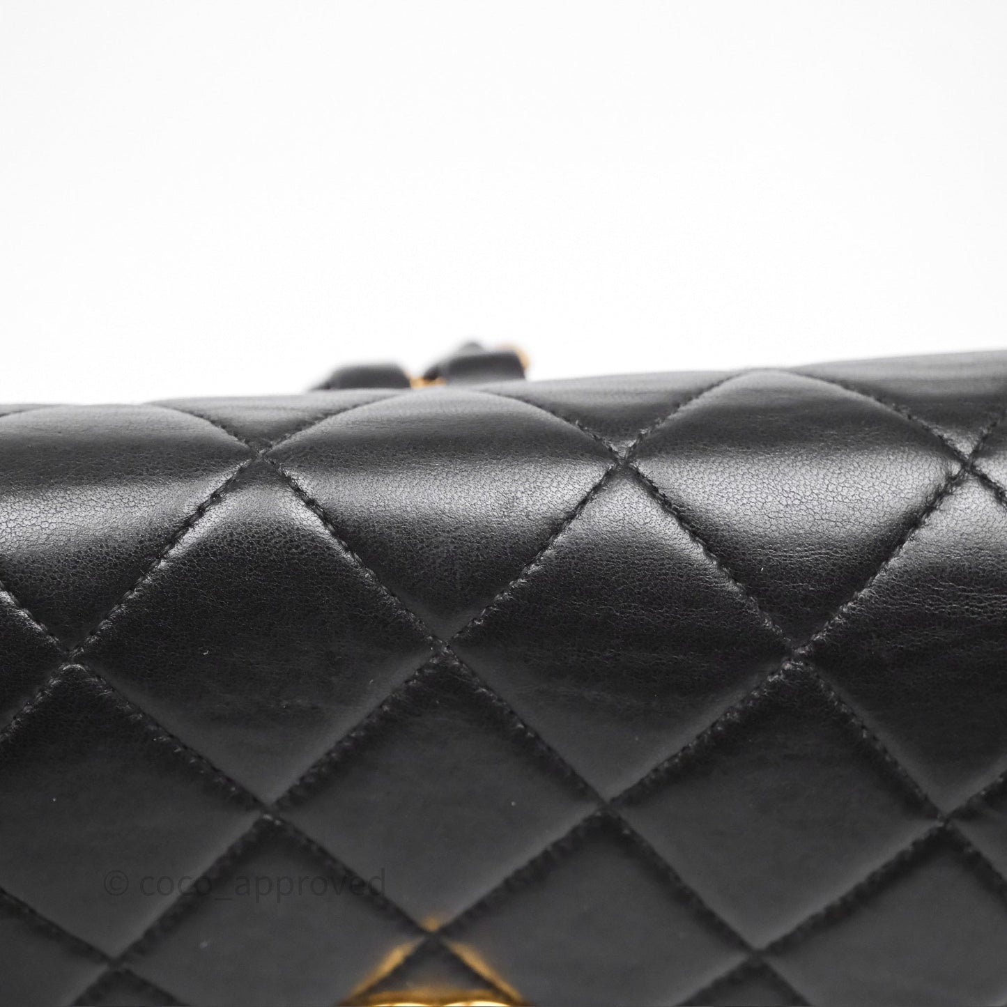 Chanel Vintage CC Duma Backpack Black Lambskin 24K Gold Hardware