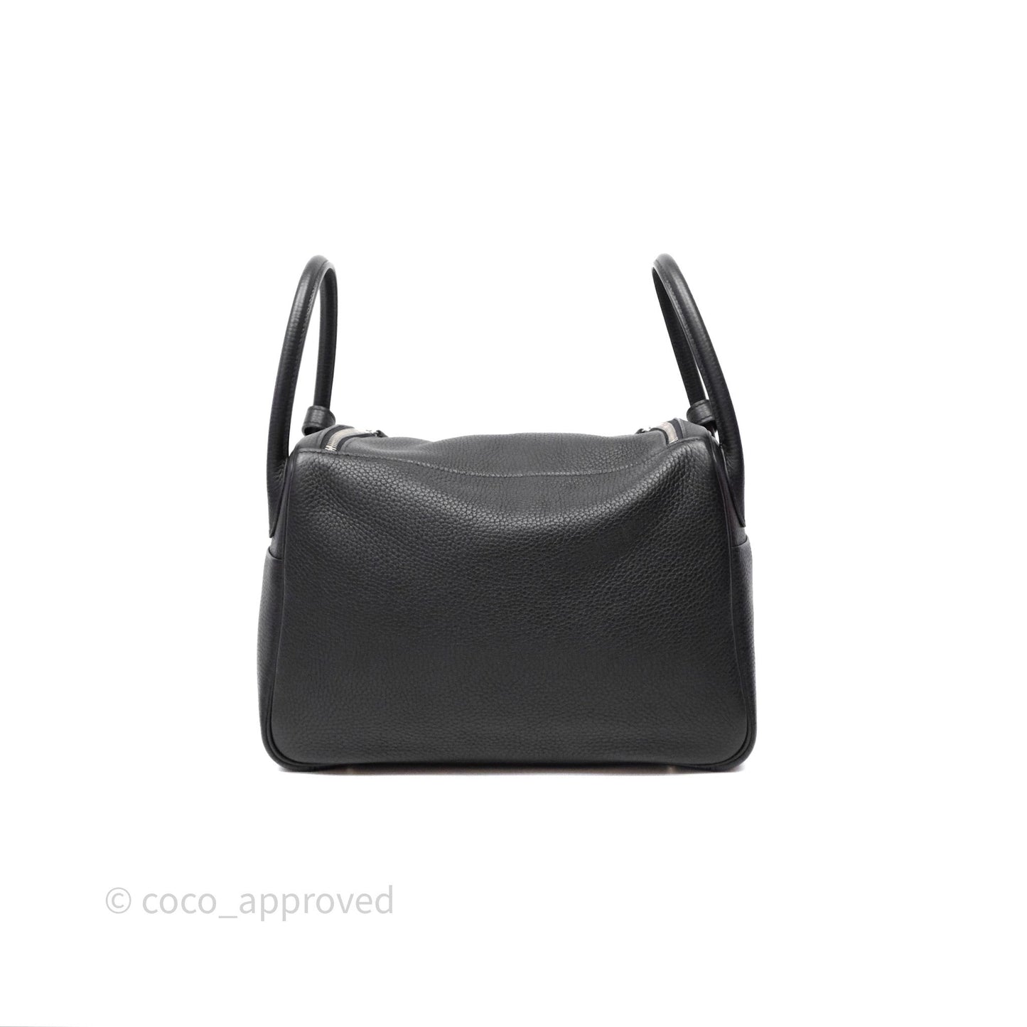 Hermès Lindy 30 Black Noir 89 Clemence Palladium Hardware
