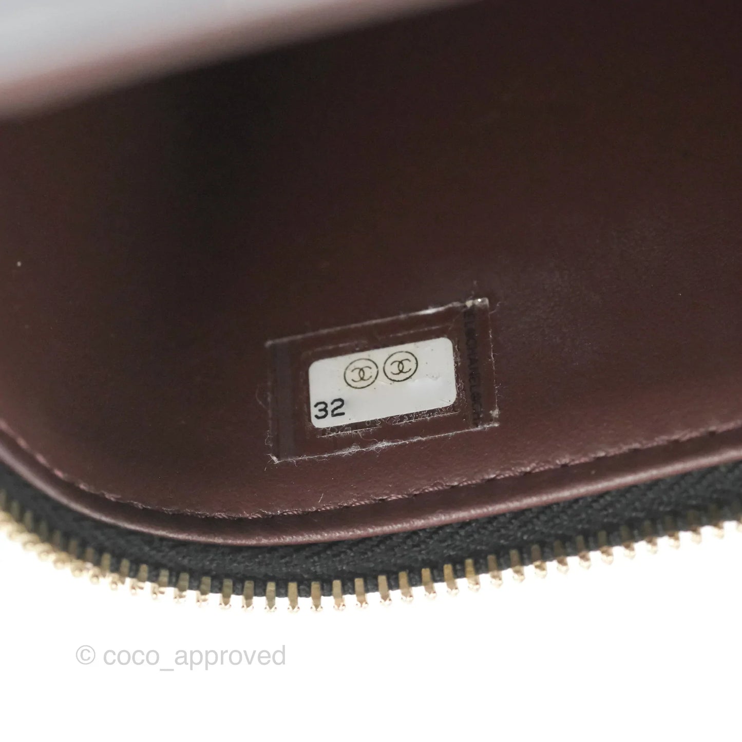 Chanel Classic Vanity with Chain Black Caviar Gold Hardware