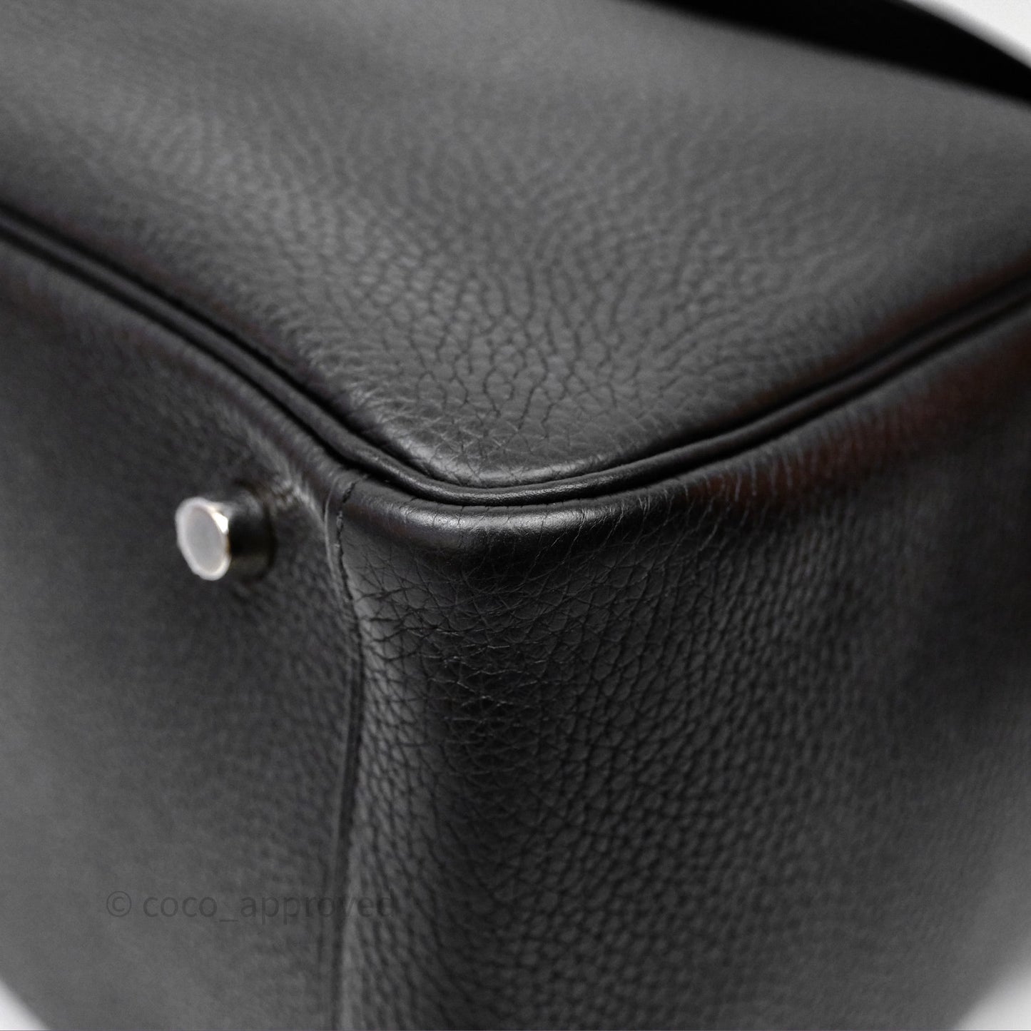 Hermès Lindy 30 Black Noir 89 Clemence Palladium Hardware