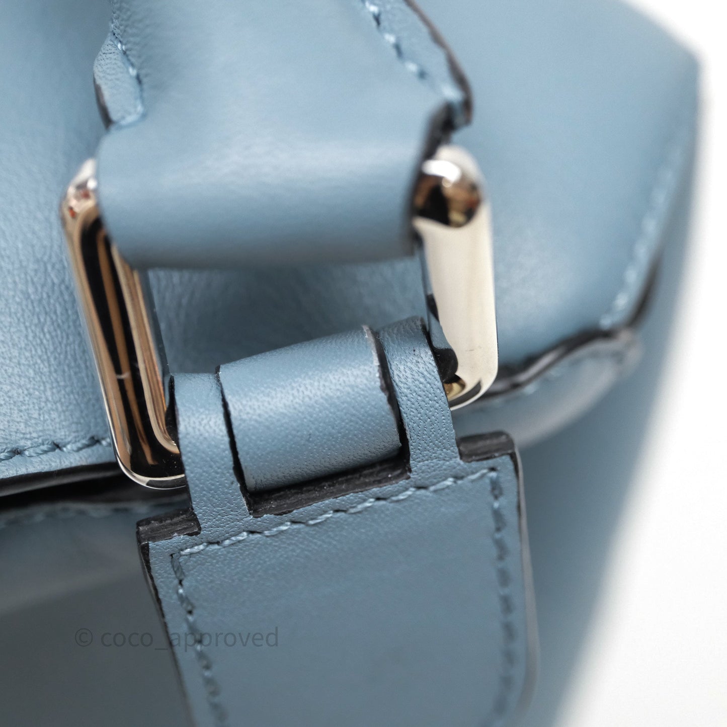 Loewe Medium Puzzle Bag Stone Calfskin Silver Hardware