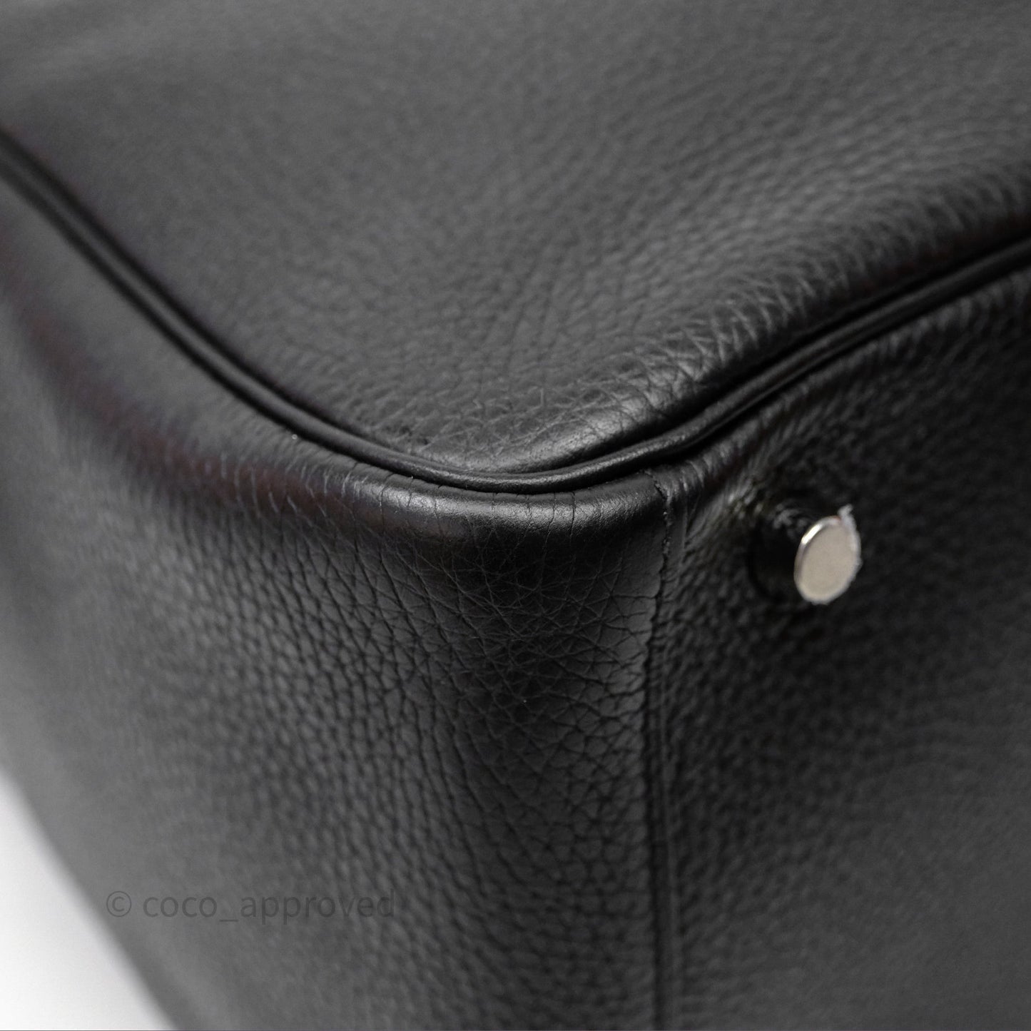 Hermès Lindy 30 Black Noir 89 Clemence Palladium Hardware
